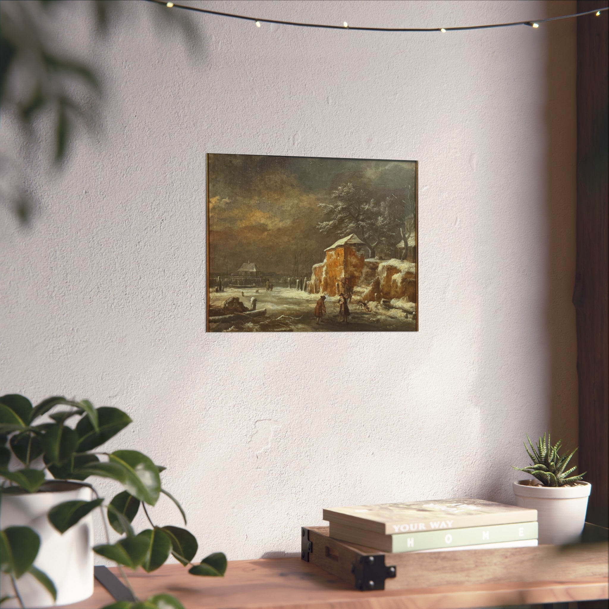 Hamburg, Kunsthalle, Jacob van Ruisdael, Winterlandschaft | Fine Art Poster
