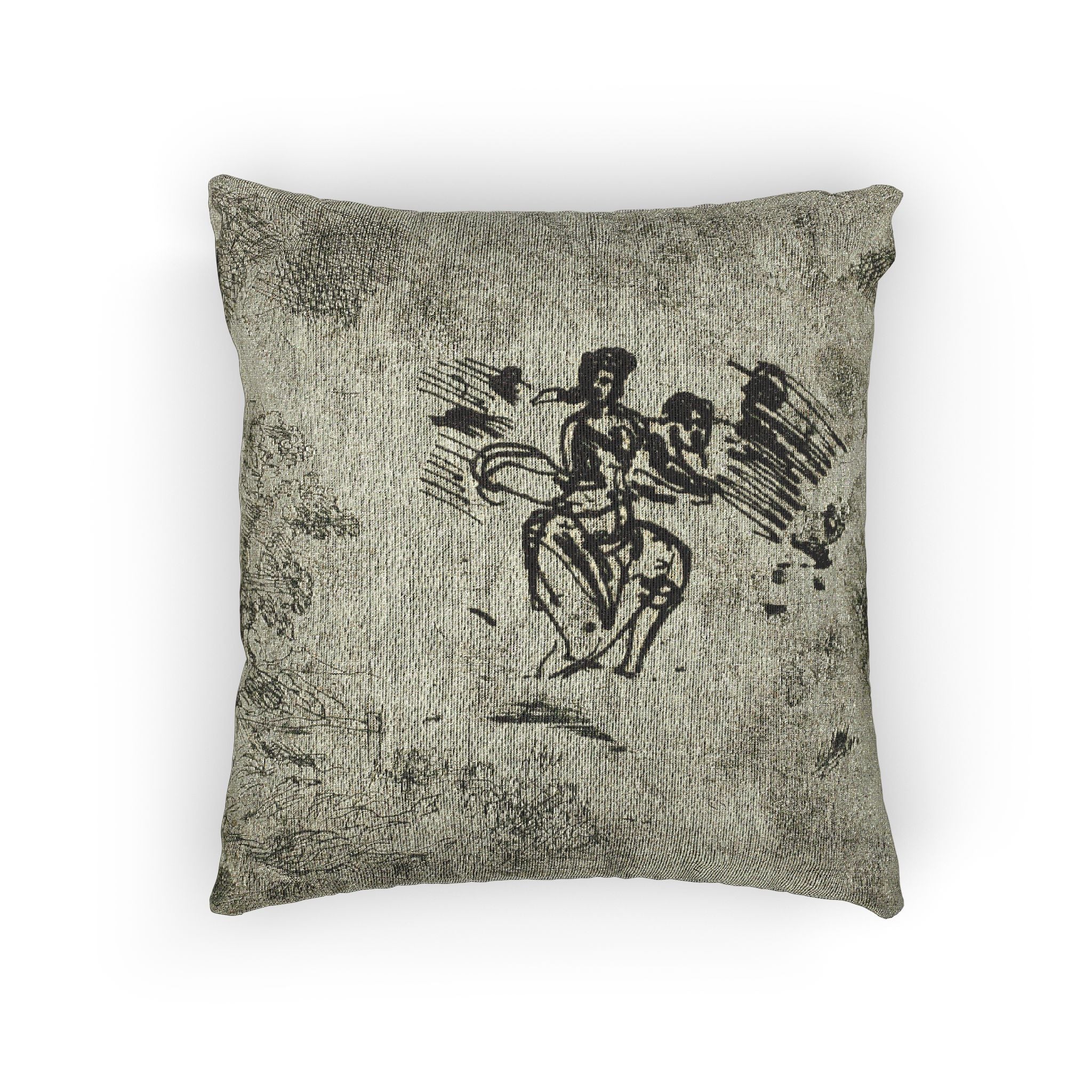 Claude Lorrain - Seated Woman and Other Sketches | Woven Pillow