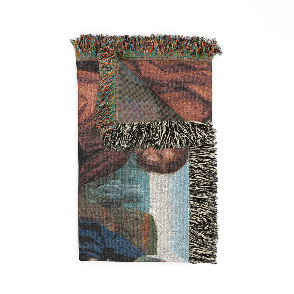 Gerard David - Lamentation over the Body of Christ | Woven Tapestry Blanket