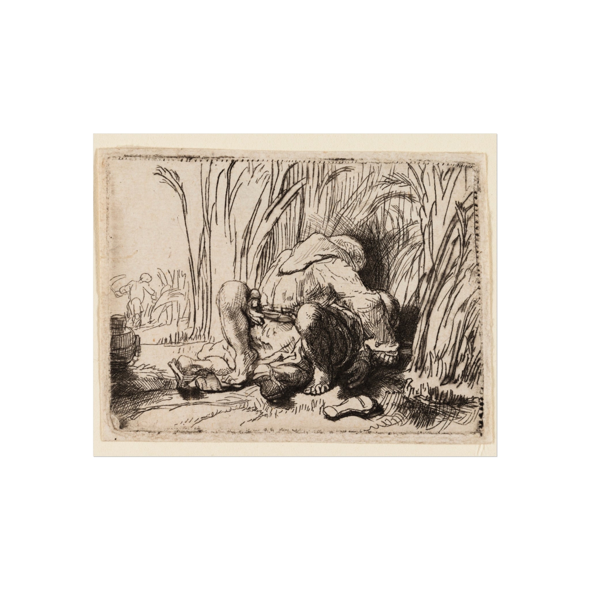 Rembrandt van Rijn - The Monk in the Cornfield | Fine Art Poster