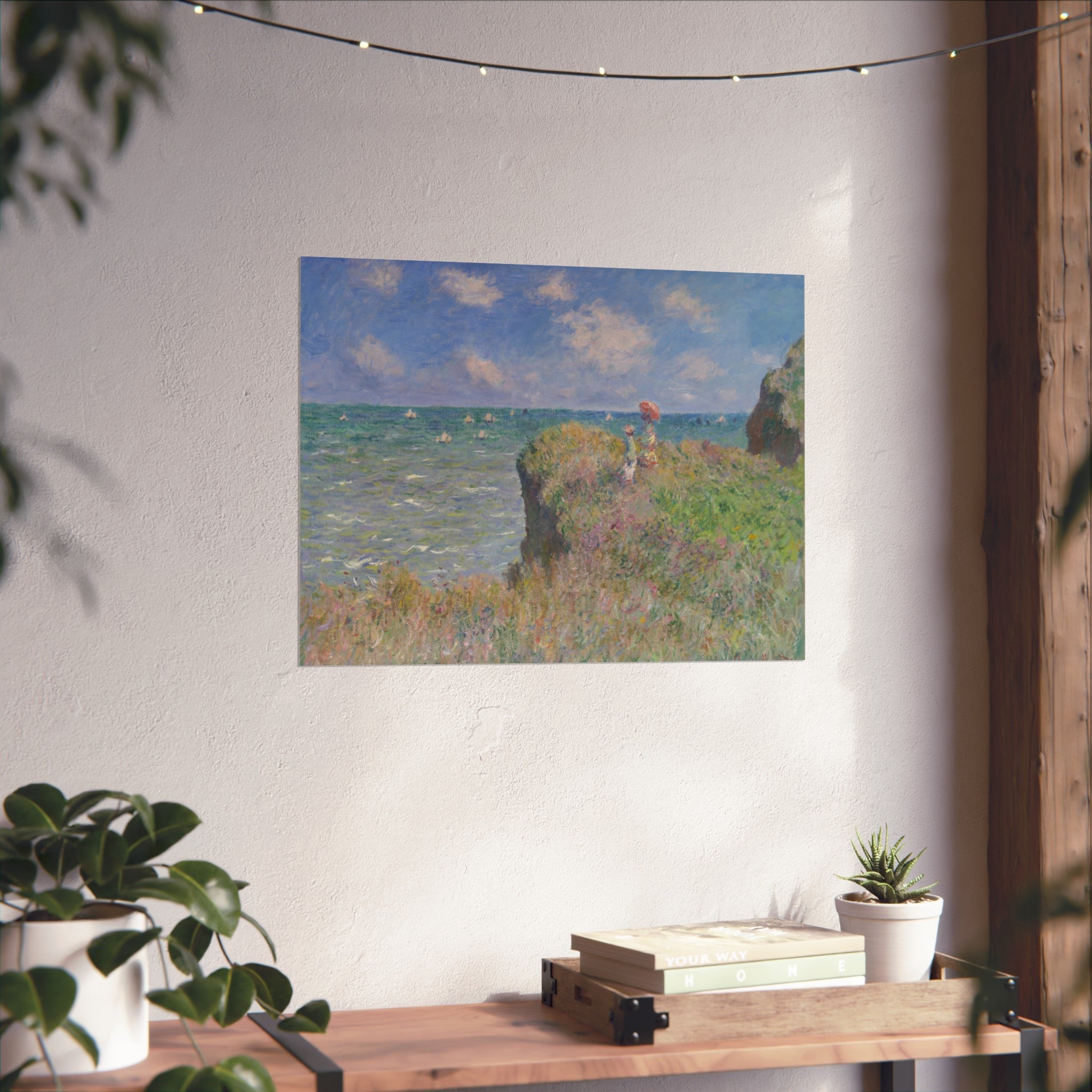 Claude Monet - Cliff Walk at Pourville | Fine Art Poster