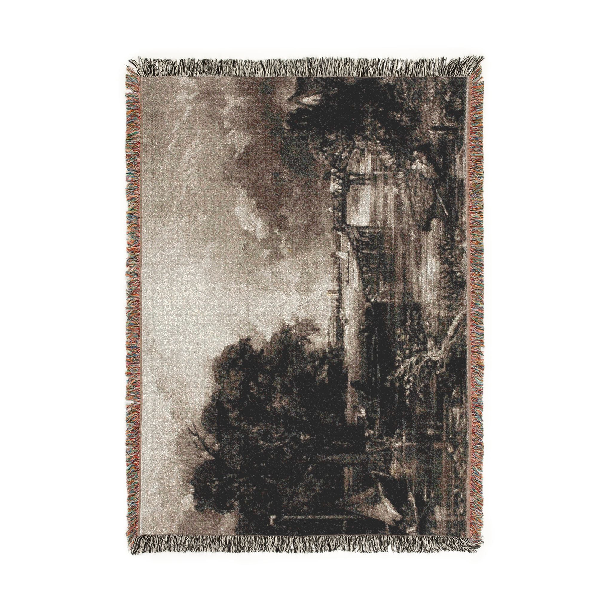 David Lucas - River Stour, Suffolk | Woven Tapestry Blanket