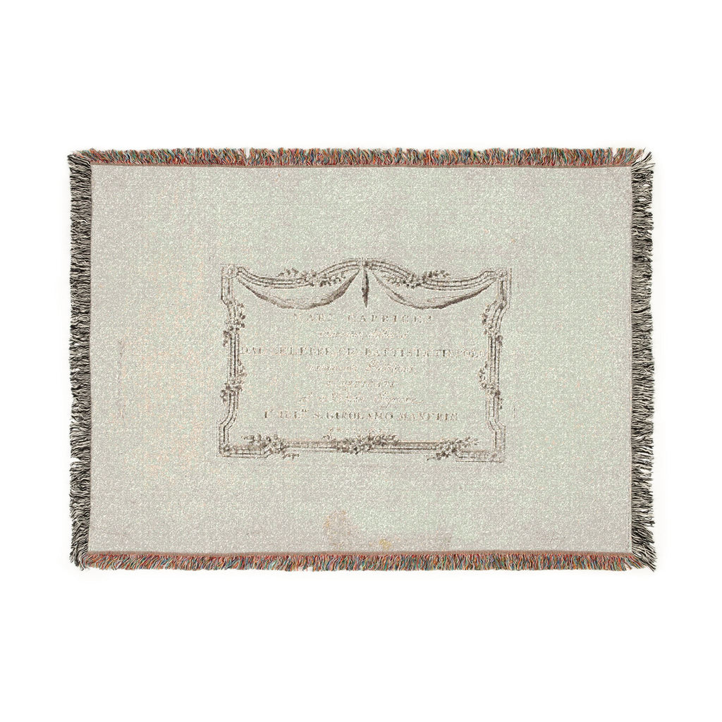 Giovanni Battista Tiepolo - Frontispiece from Capricci | Woven Tapestry Blanket