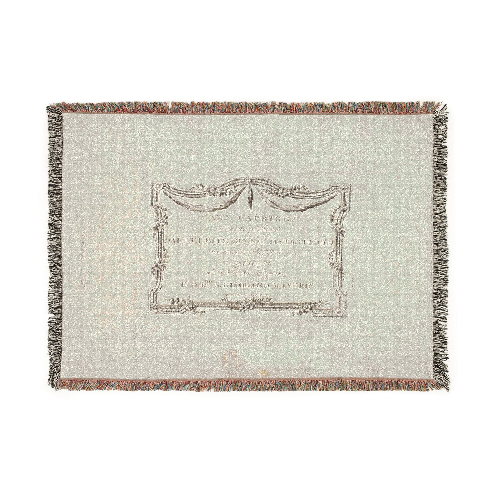 Giovanni Battista Tiepolo - Frontispiece from Capricci | Woven Tapestry Blanket