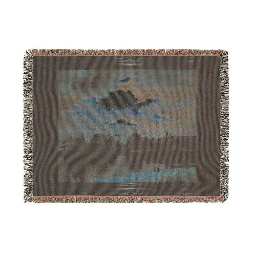 Den Haag - Mauritshuis - Johannes Vermeer (1632-1675) - View of Delft c. 1660-1661 | Woven Tapestry Blanket