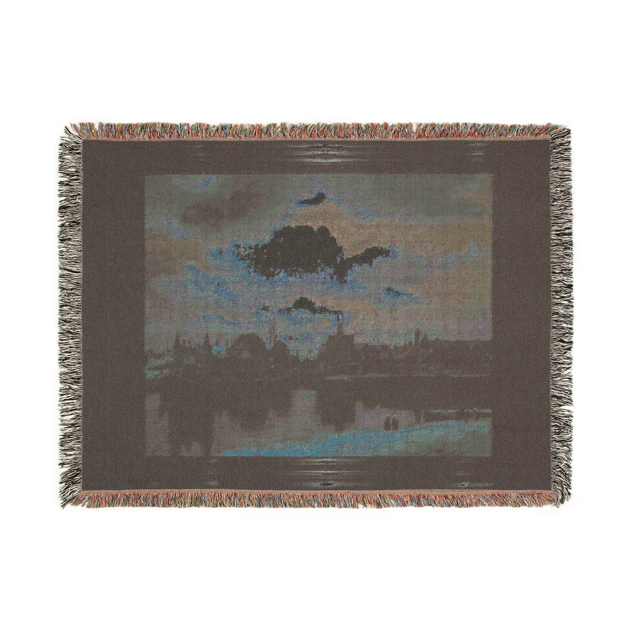 Den Haag - Mauritshuis - Johannes Vermeer (1632-1675) - View of Delft c. 1660-1661 | Woven Tapestry Blanket