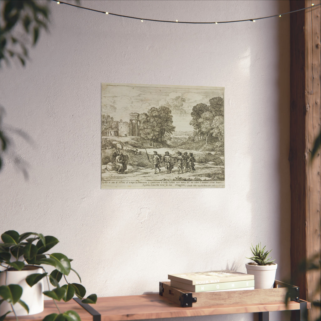 Claude Lorrain - Time, Apollo and the Seasons | Fine Art Poster