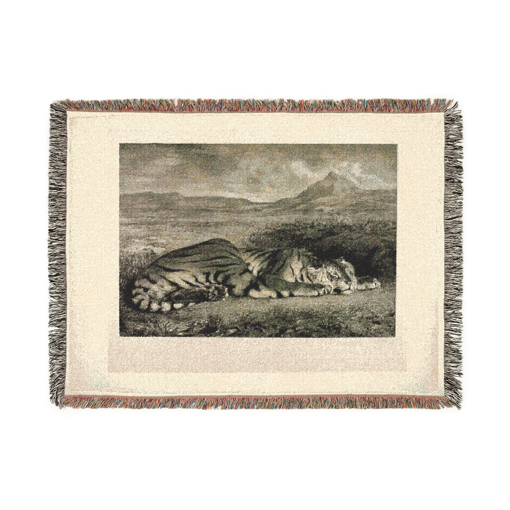 Eugène Delacroix - Bengal Tiger | Woven Tapestry Blanket