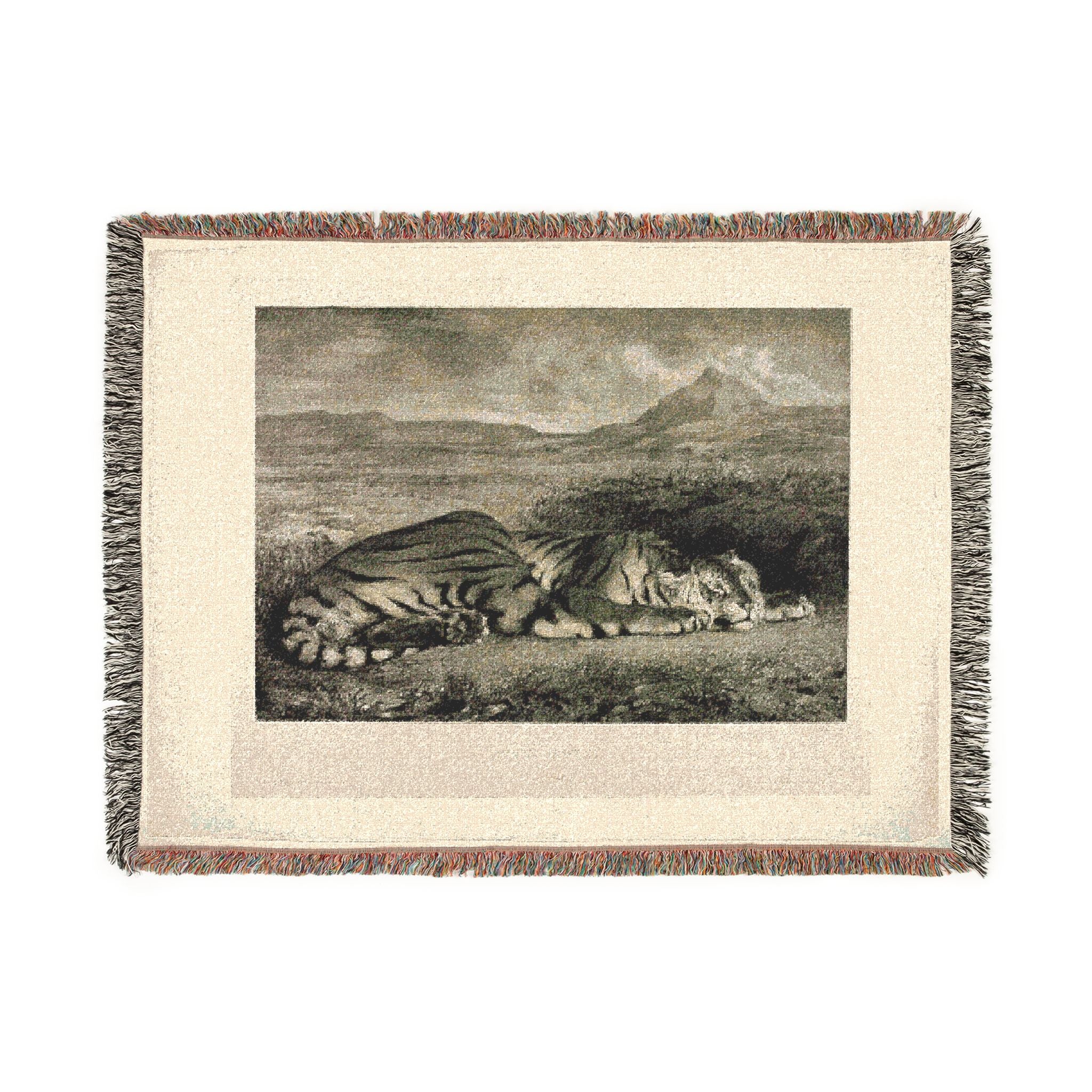 Eugène Delacroix - Bengal Tiger | Woven Tapestry Blanket