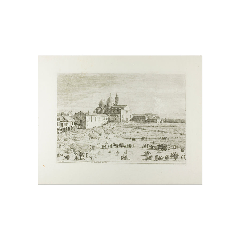 Canaletto - S. Giustina in prà della Vale, from Vedute | Fine Art Poster