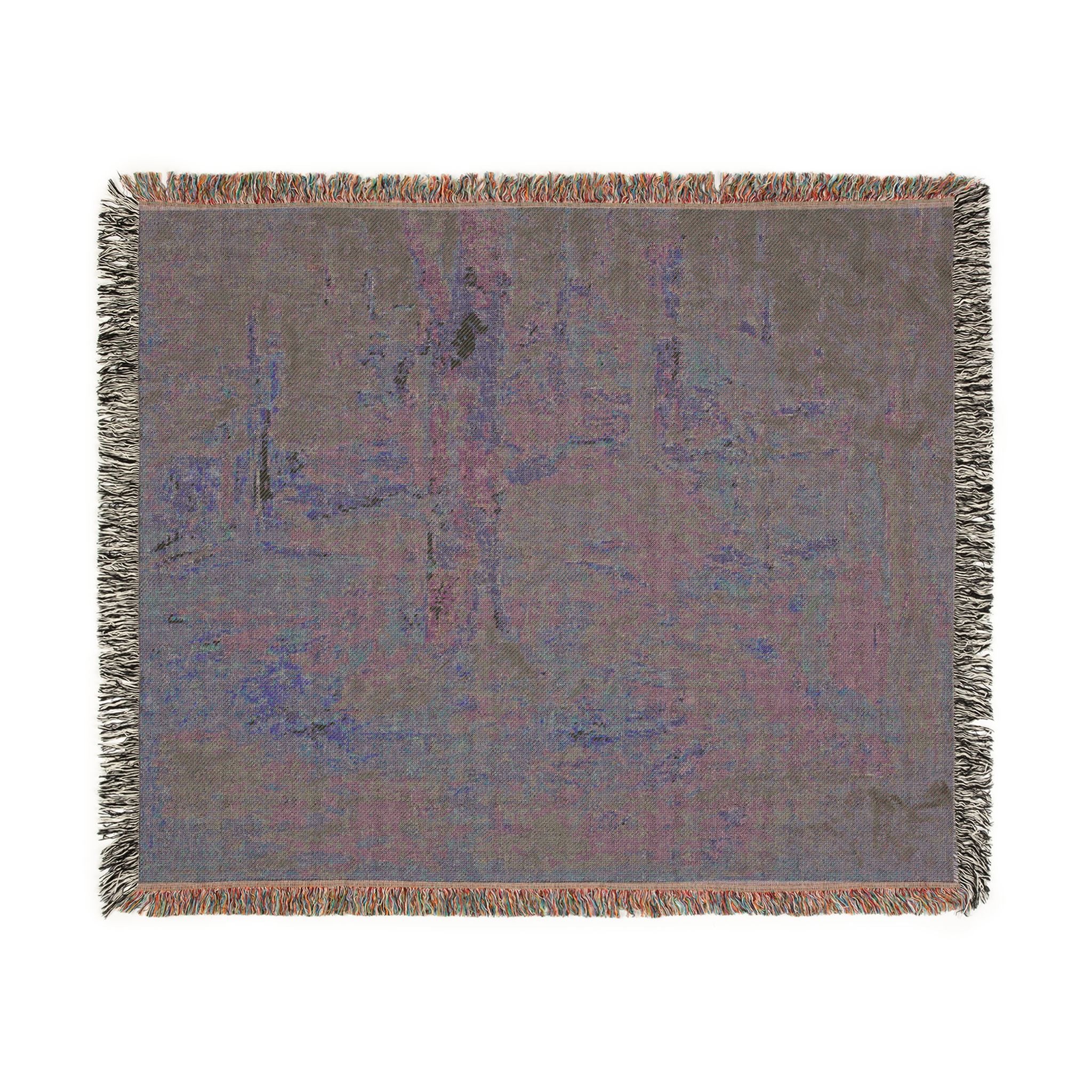 Berthe Morisot - Forêt de Compiègne | Woven Tapestry Blanket