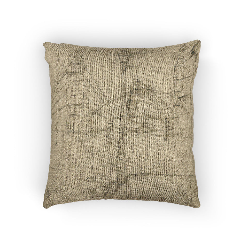 Gustave Caillebotte - Study for Paris Street; Rainy Day | Woven Pillow