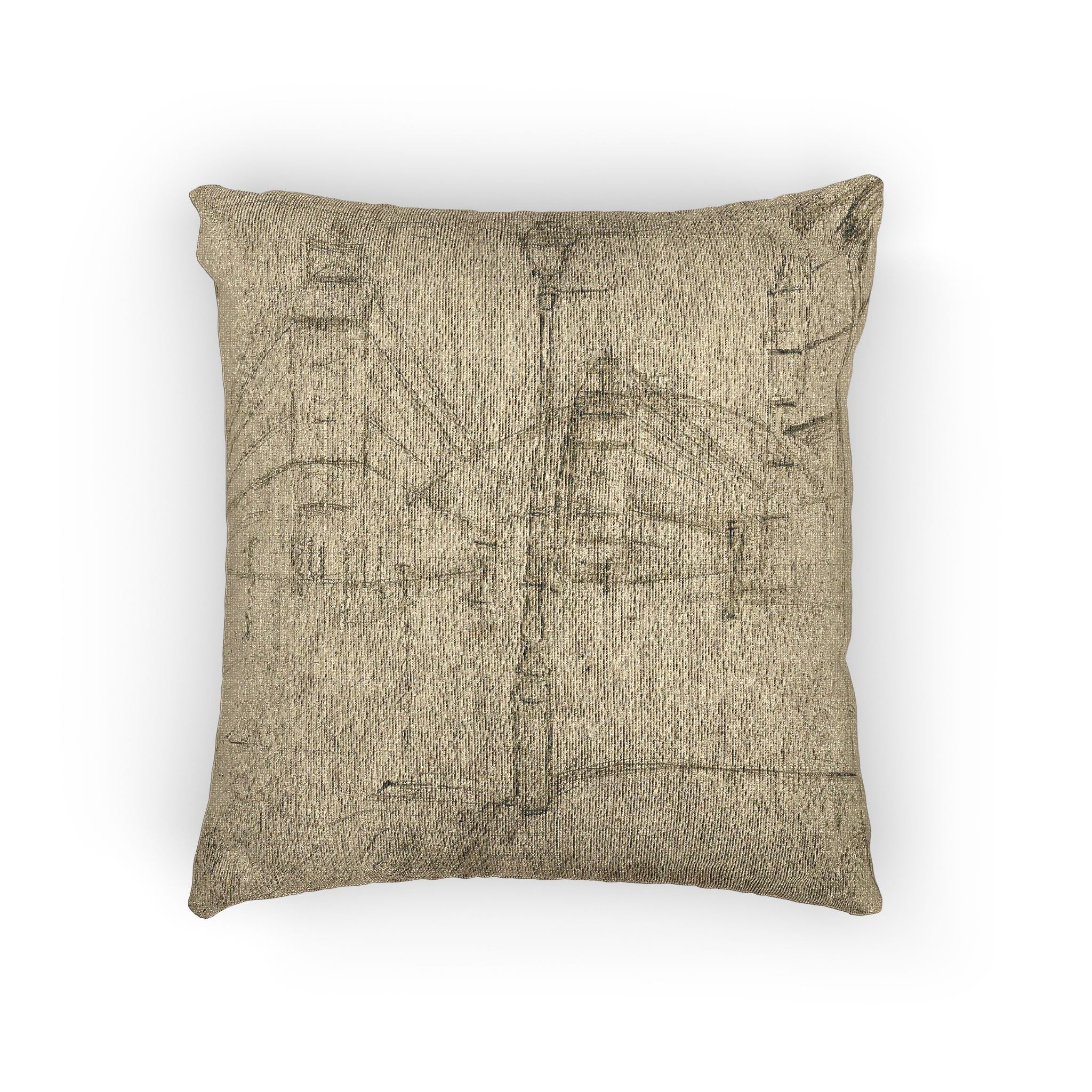 Gustave Caillebotte - Study for Paris Street; Rainy Day | Woven Pillow