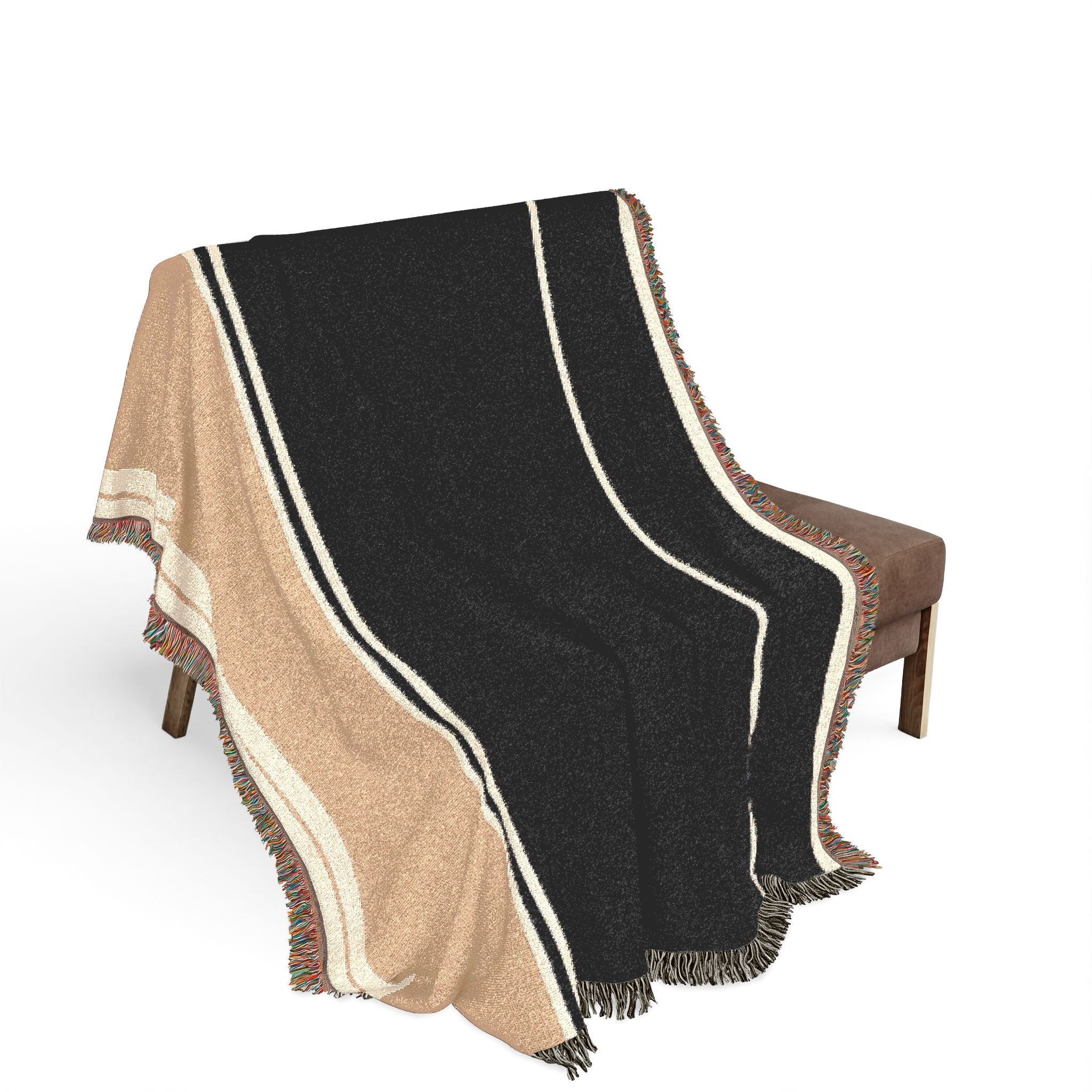 Ember Throw — Ink · Honey · Warm White