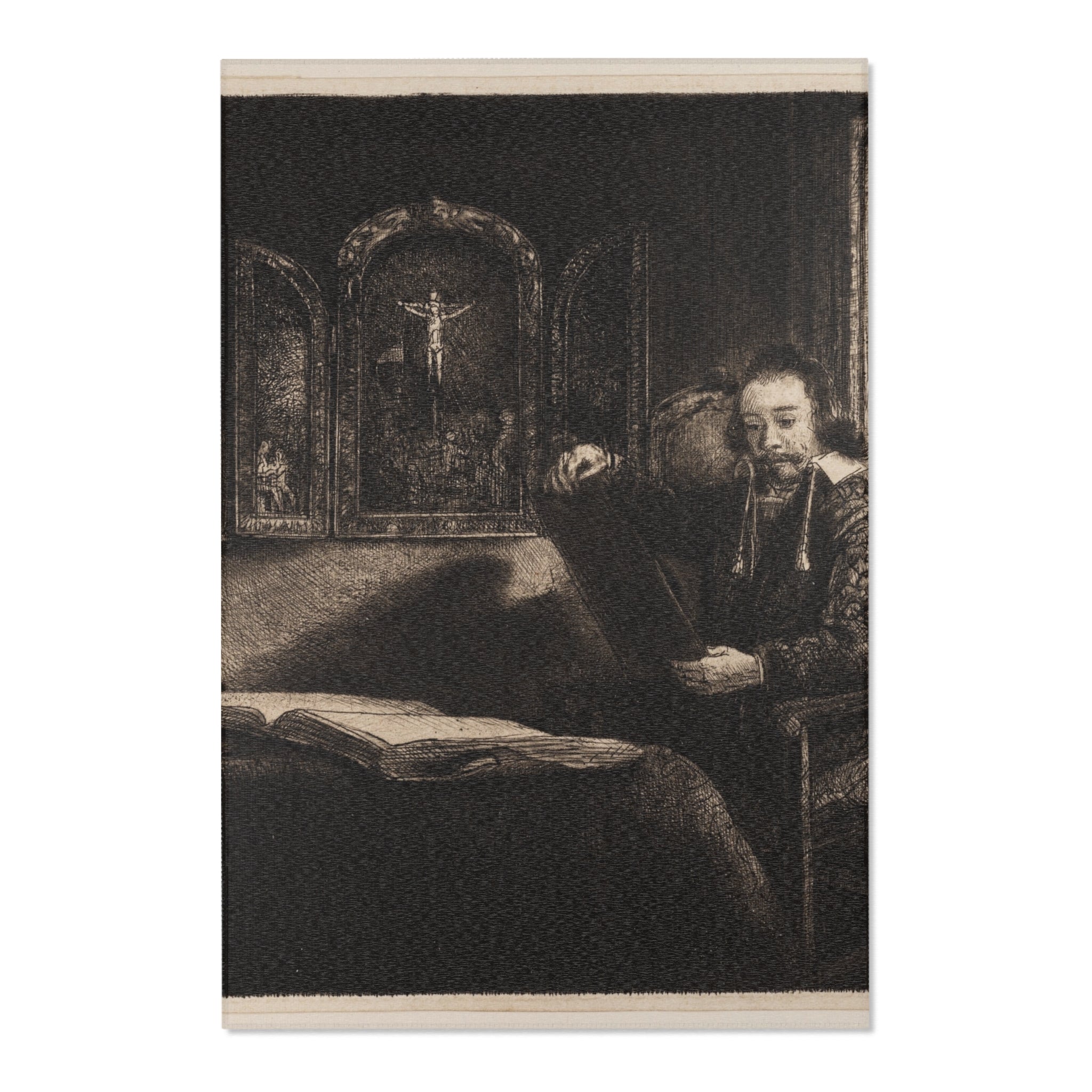 Rembrandt van Rijn - Abraham Francen, Apothecary | Area Rug