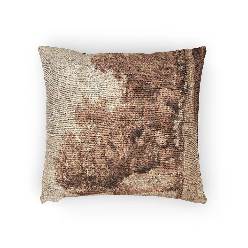 Claude Lorrain - A Rocky Hillside | Woven Pillow