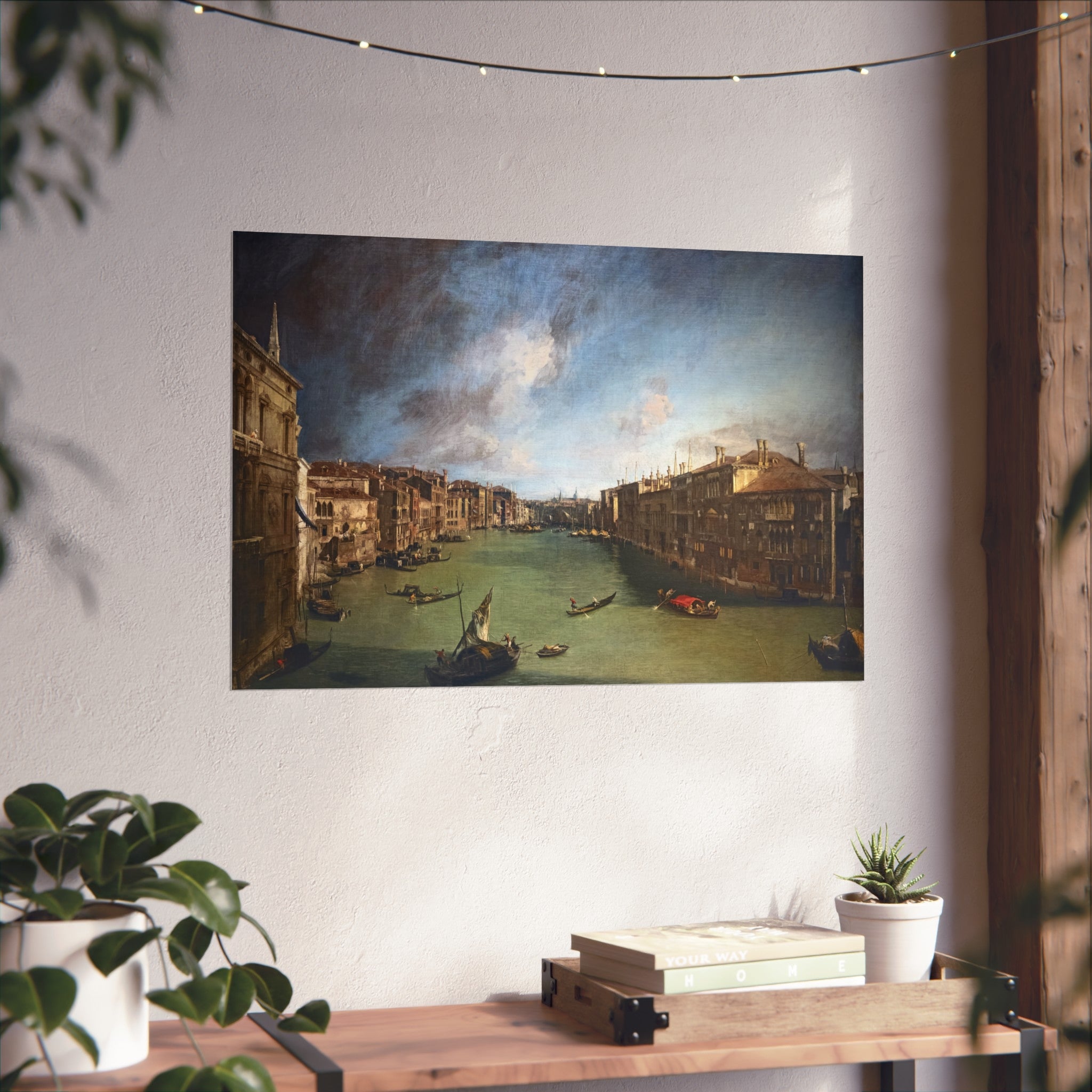 Ca' Rezzonico - Canal Grande da Palazzo Balbi a Rialto C.1722 - Canaletto | Fine Art Poster
