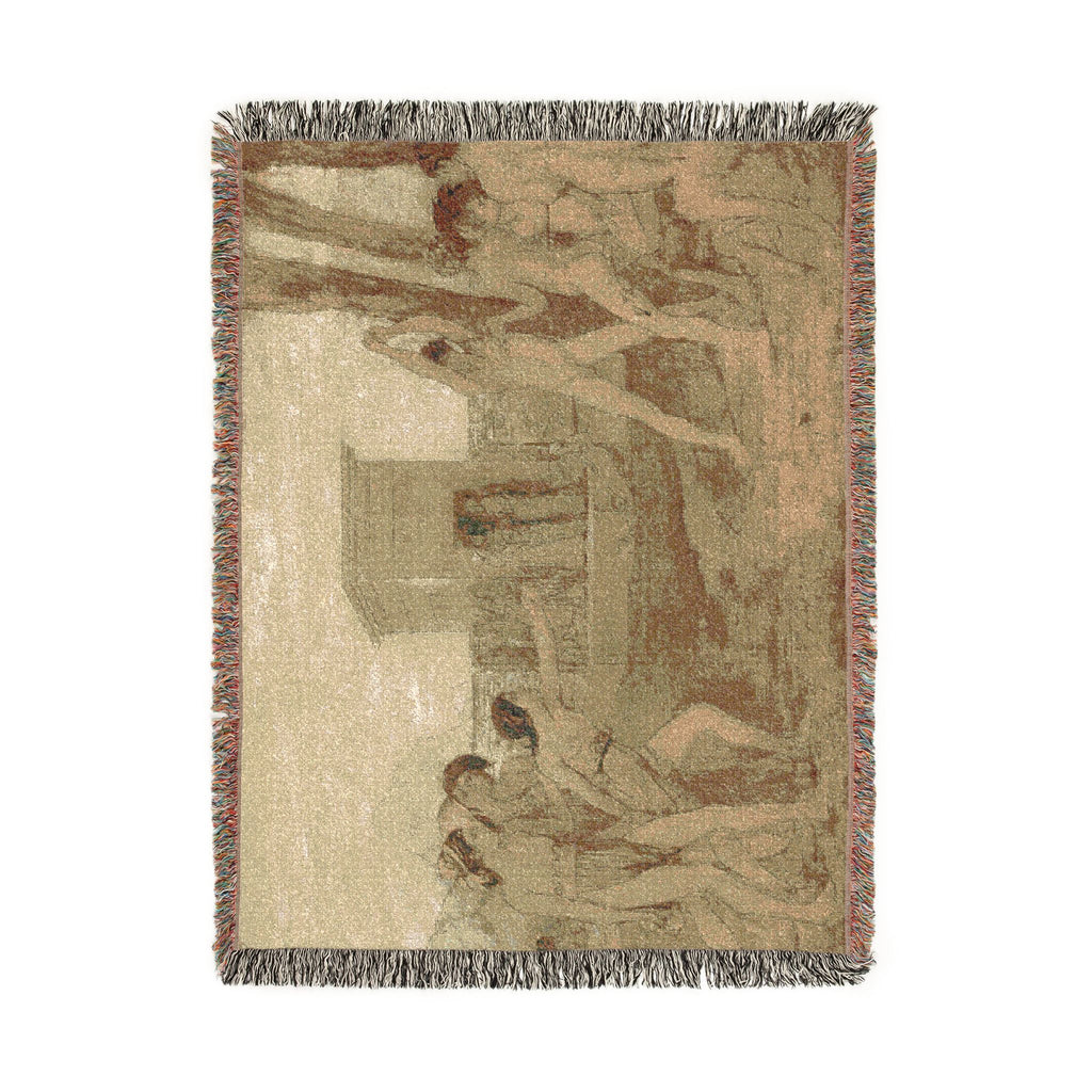 Hilaire Germain Edgar Degas - Young Spartan Girls Challenging Boys | Woven Tapestry Blanket