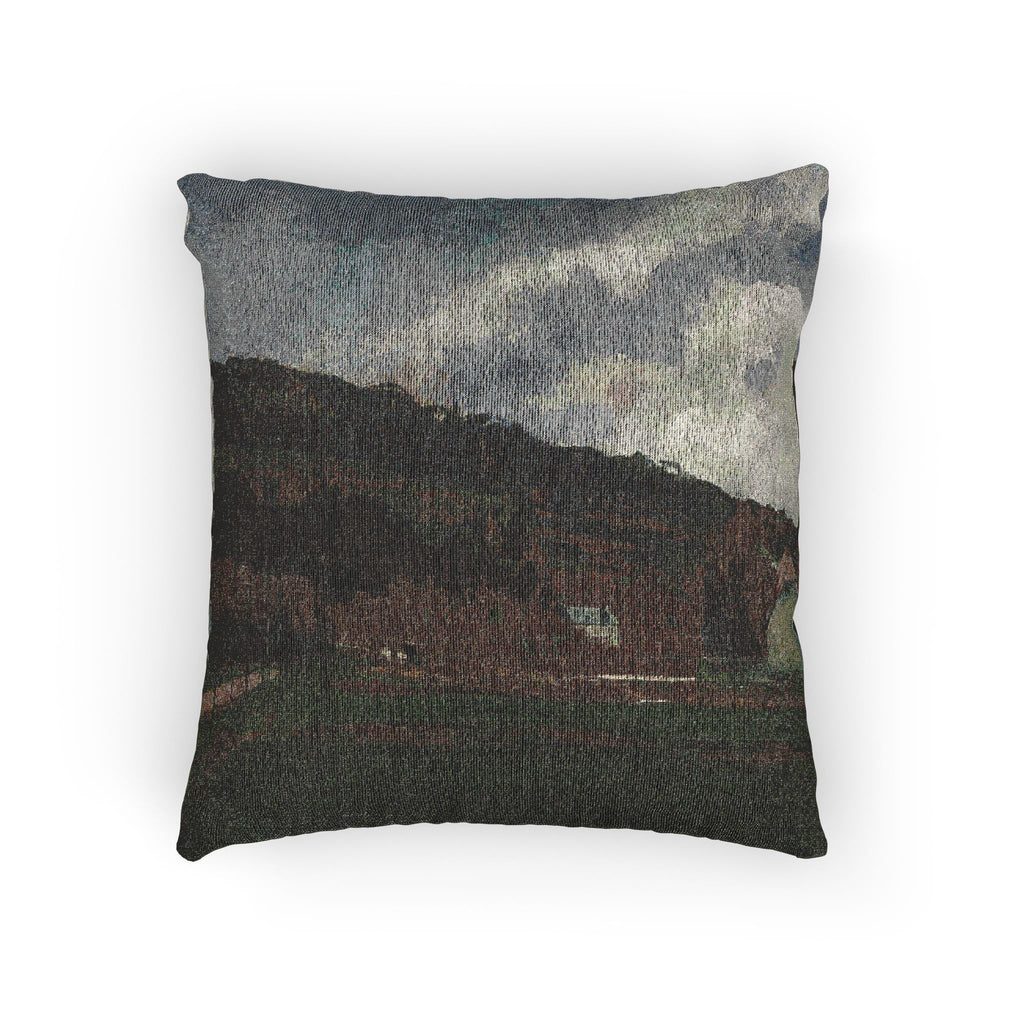 Camille Pissarro - The Banks of the Marne in Winter | Woven Pillow