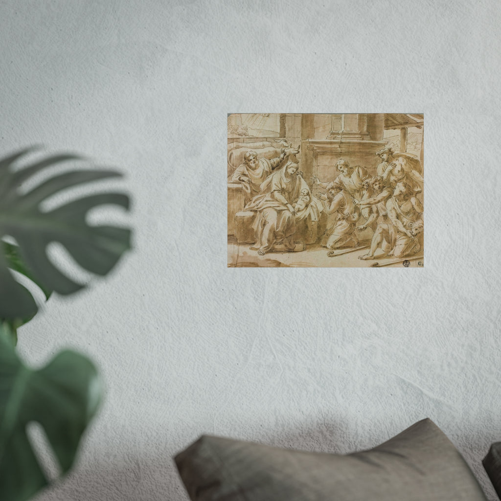 Nicolas Poussin - Adoration of the Shepherds | Fine Art Poster