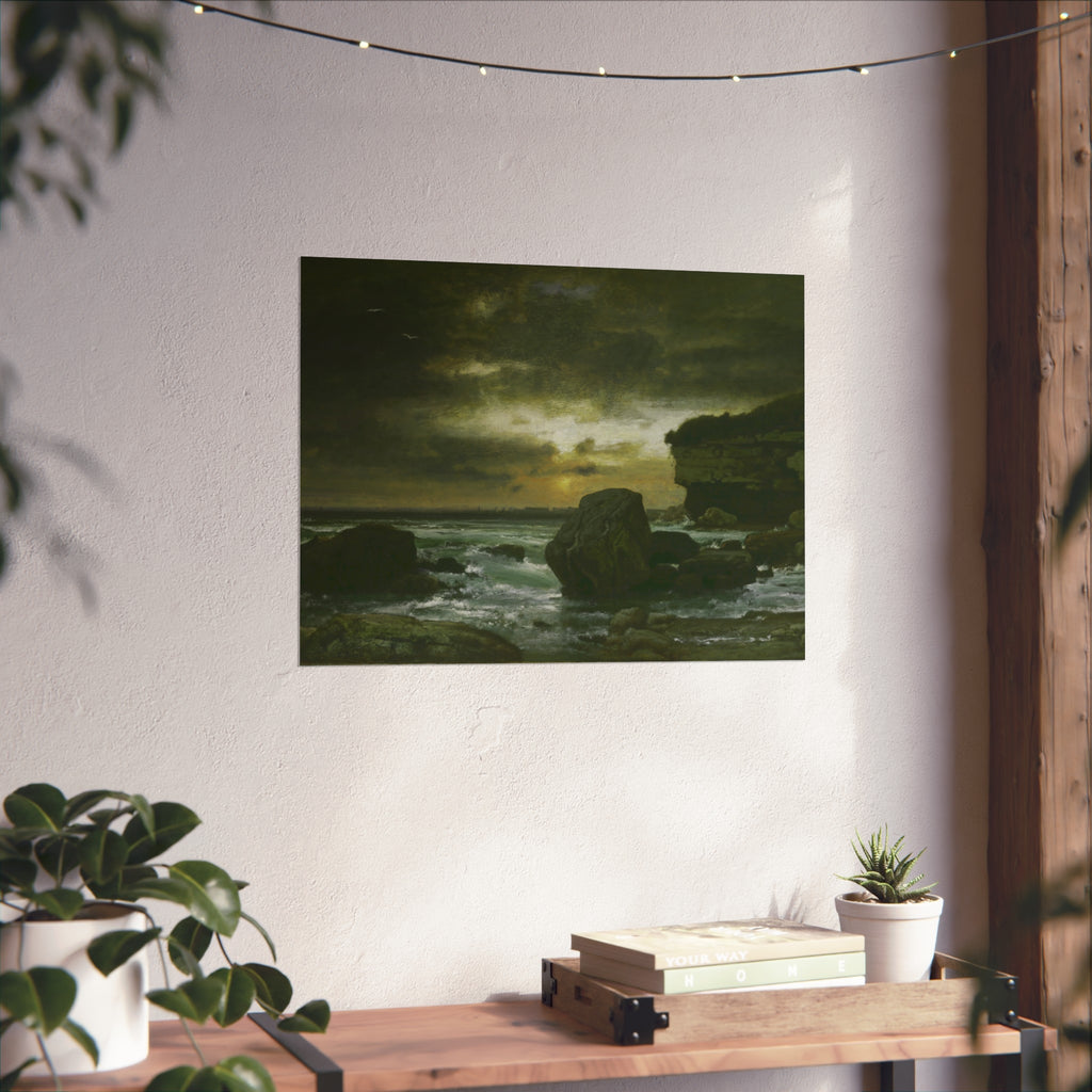 George Inness - A Marine | Fine Art Poster
