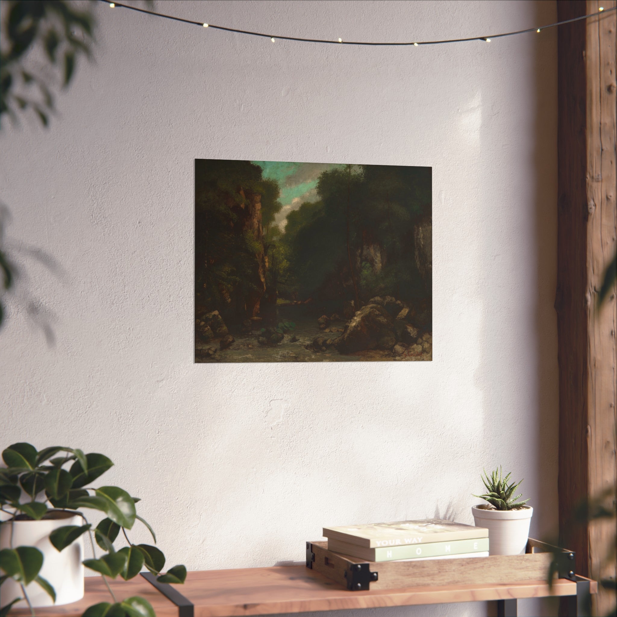 Gustave Courbet - The Valley of Les Puits-Noir | Fine Art Poster