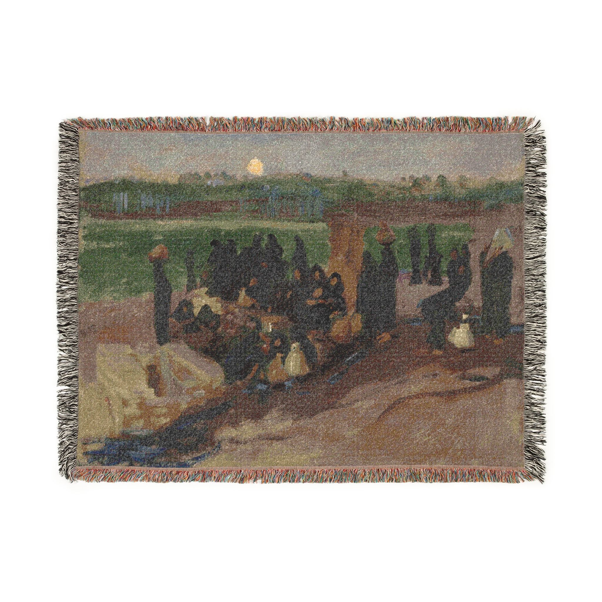 John Singer Sargent - Water Carriers on the Nile | Woven Tapestry Blanket