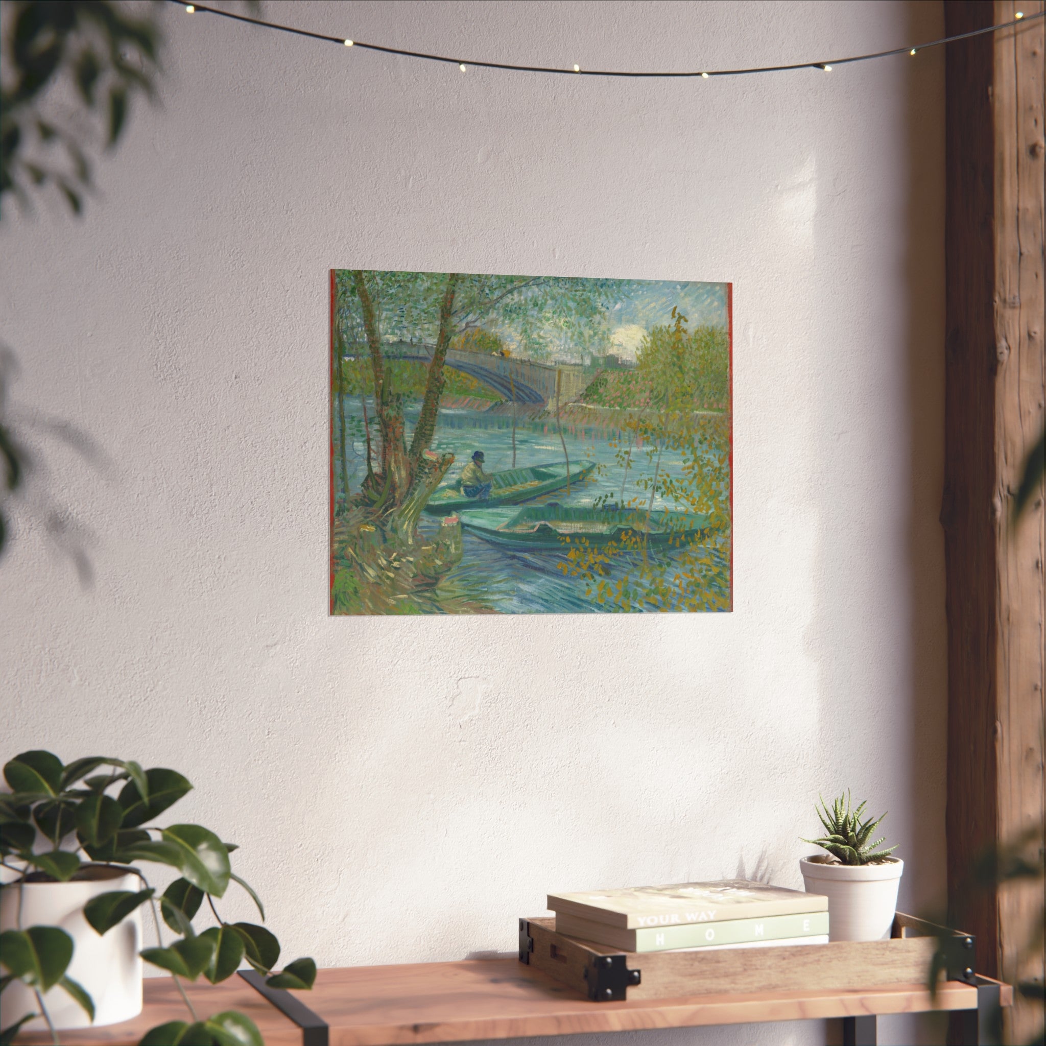 Vincent van Gogh - Fishing in Spring, the Pont de Clichy | Fine Art Poster