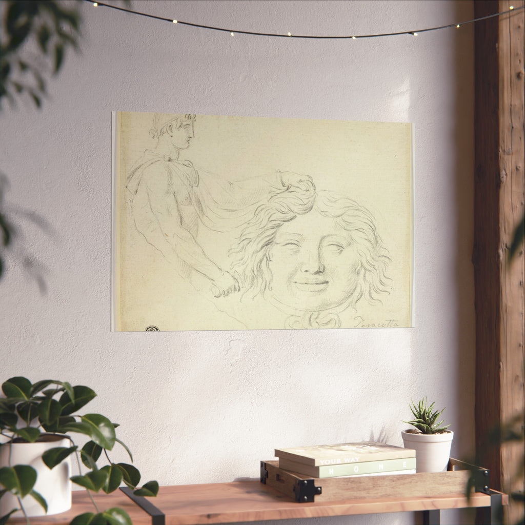 Style of Jacques Louis David - Perseus and the Gorgon's Head | Fine Art Poster