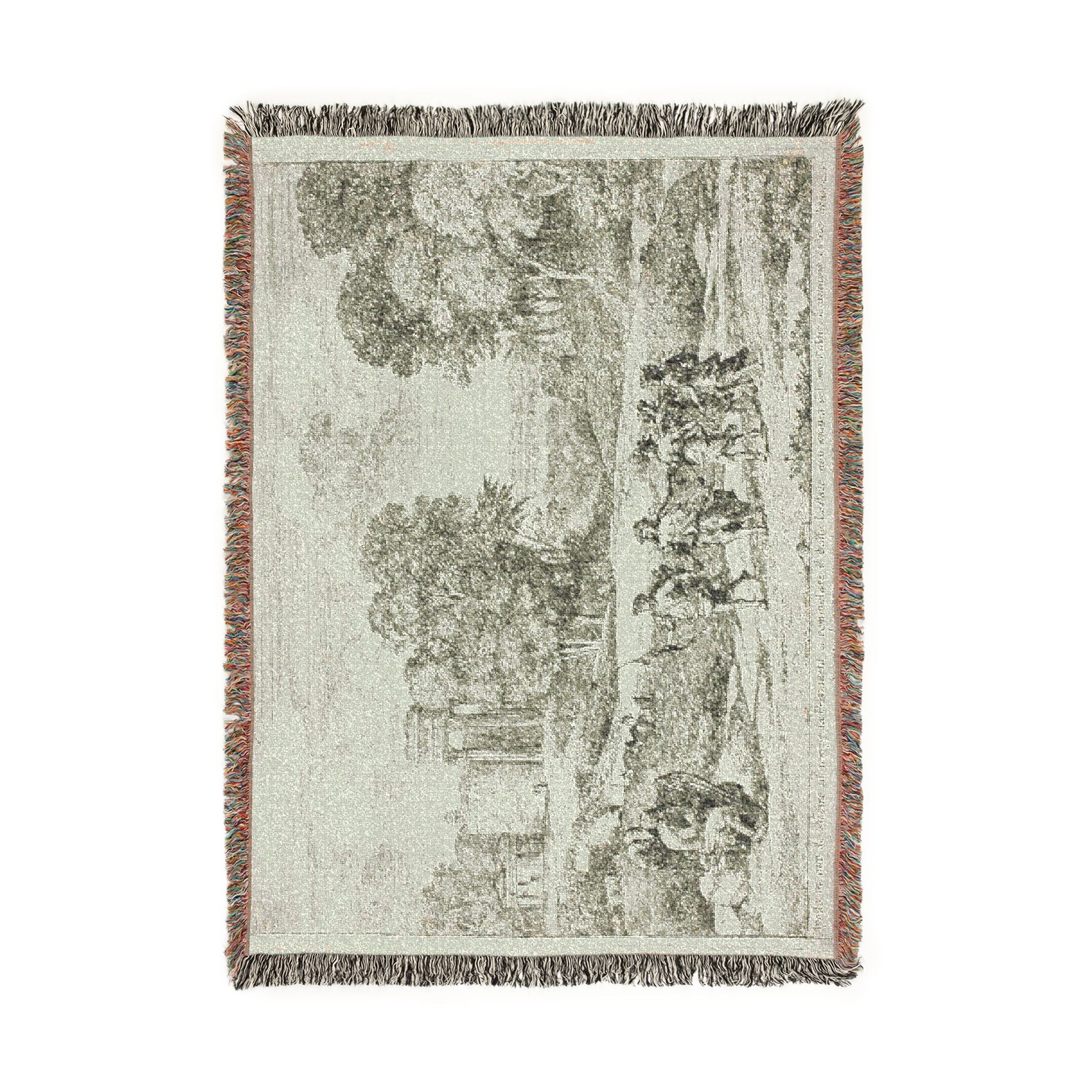 Claude Lorrain - Time, Apollo and the Seasons | Woven Tapestry Blanket