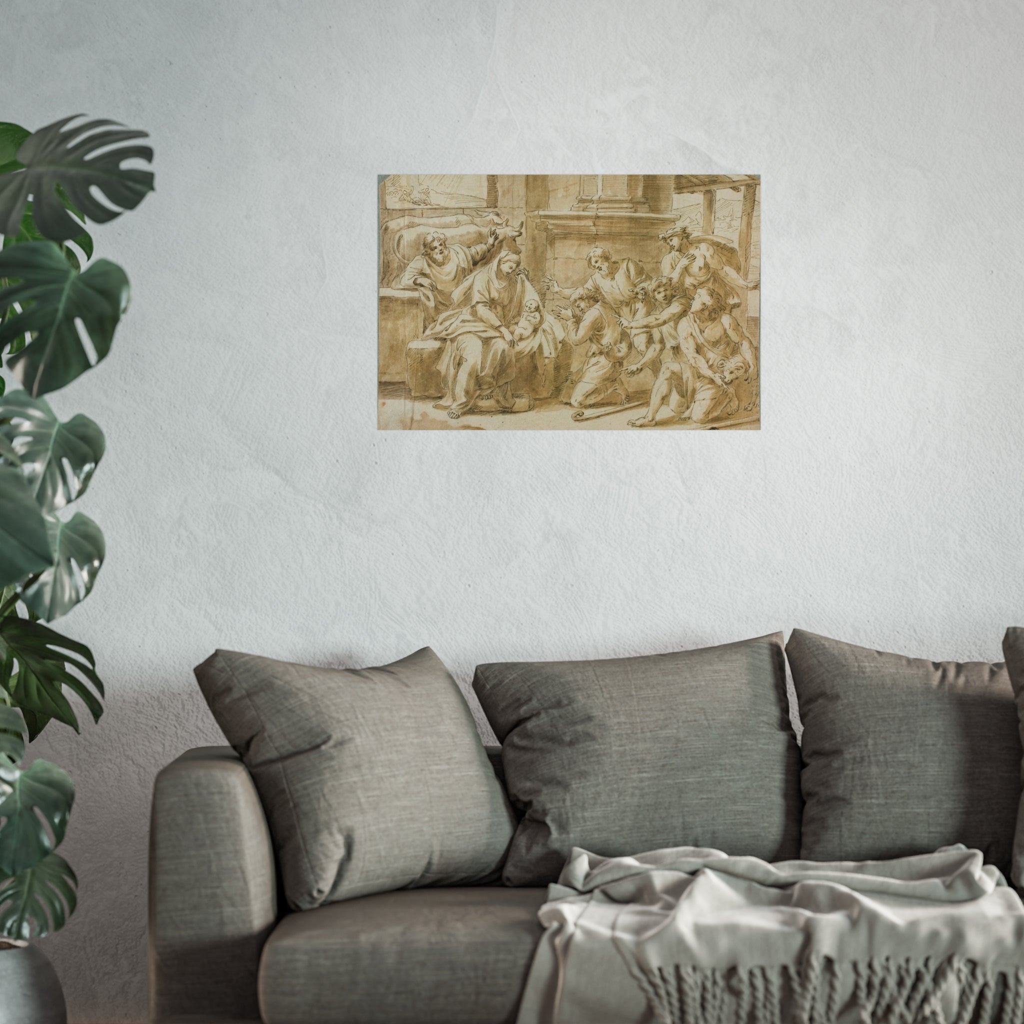 Nicolas Poussin - Adoration of the Shepherds | Fine Art Poster