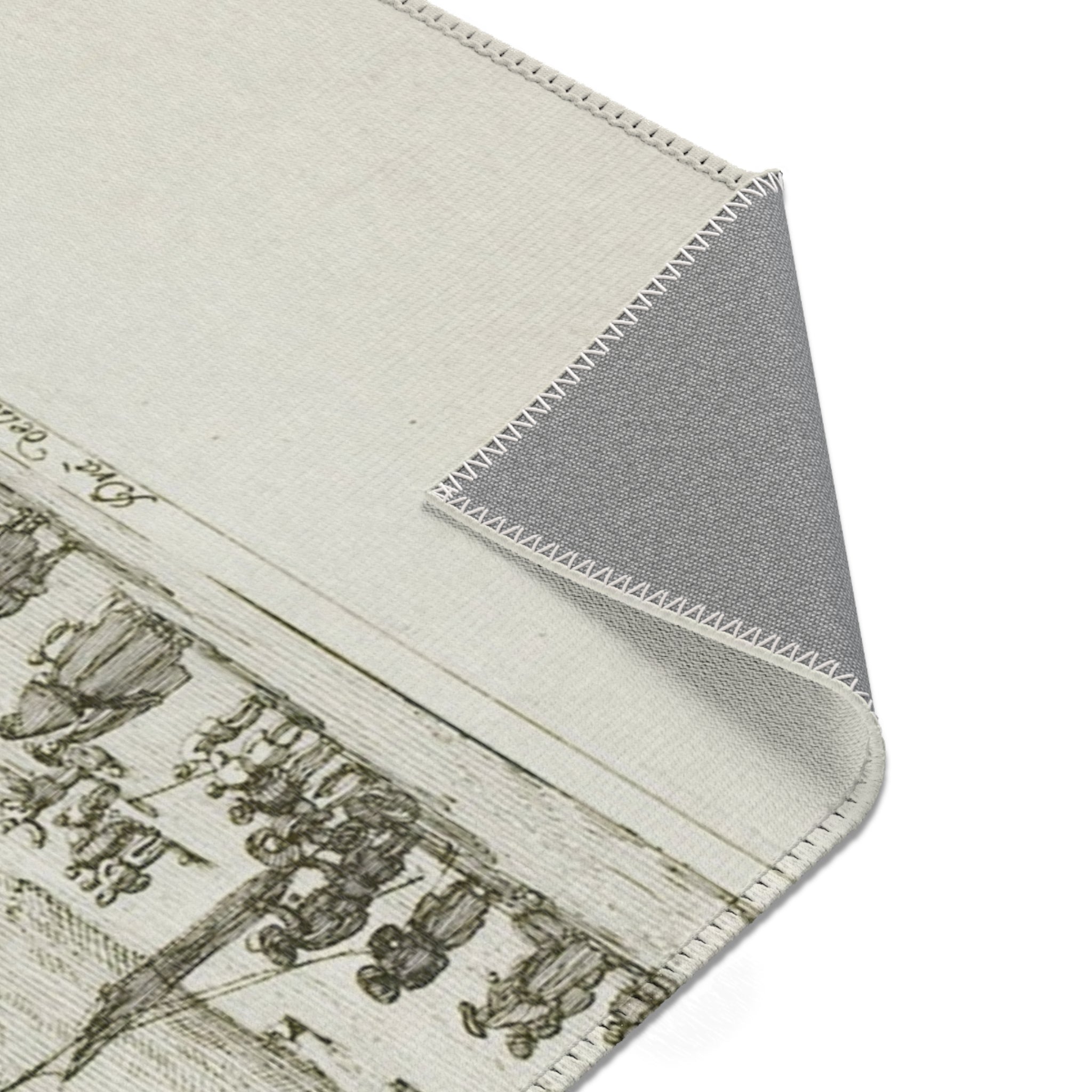 Canaletto - Prà della Valle, from Vedute | Area Rug