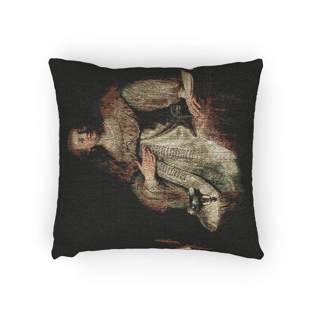 Judith at the Banquet of Holofernes (previously known as Artemisia), by Rembrandt, from Prado in Google Earth | Woven Pillow