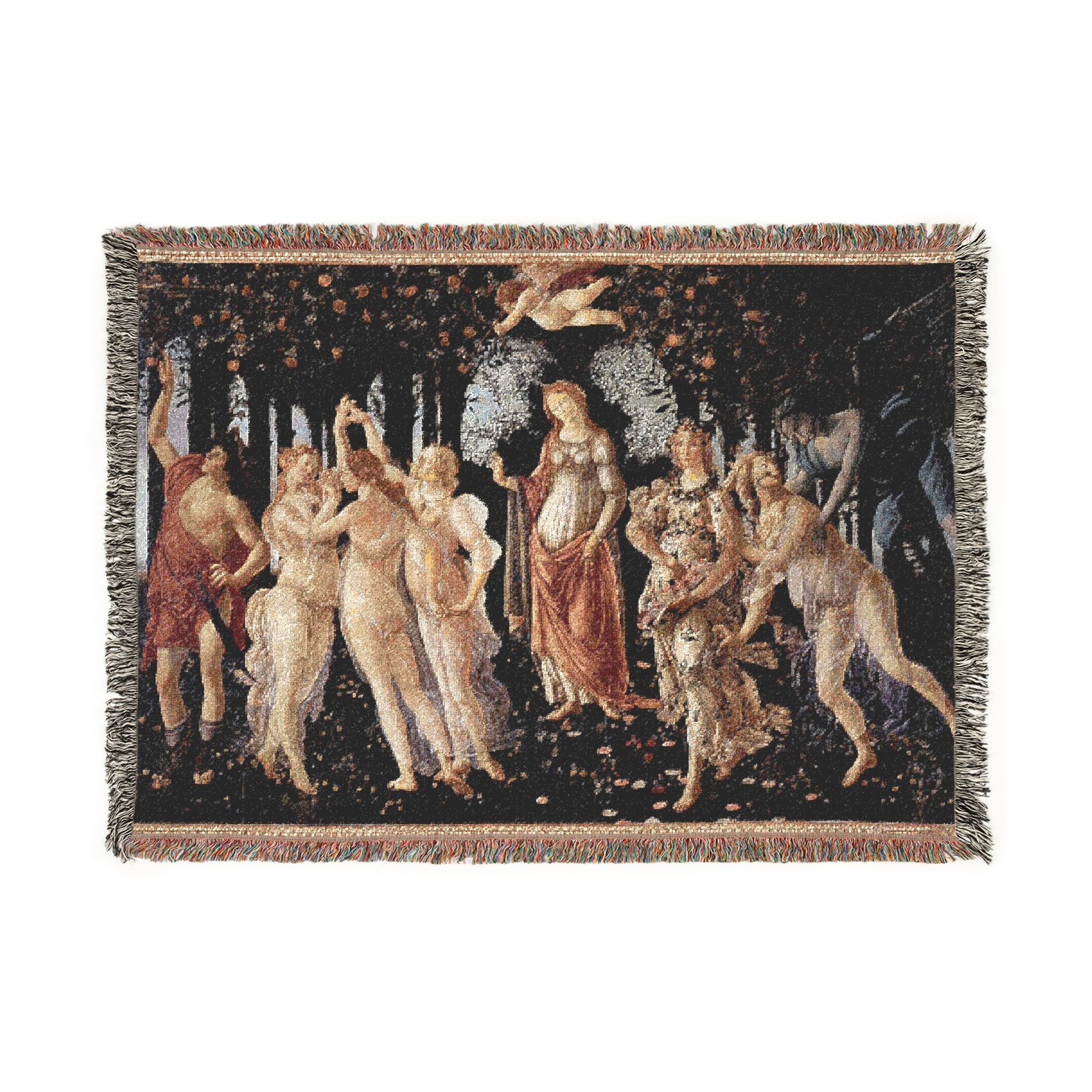 Sandro Botticelli - La Primavera - Google Art Project | Woven Tapestry Blanket
