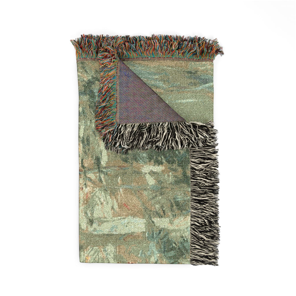 Berthe Morisot - Forêt de Compiègne | Woven Tapestry Blanket