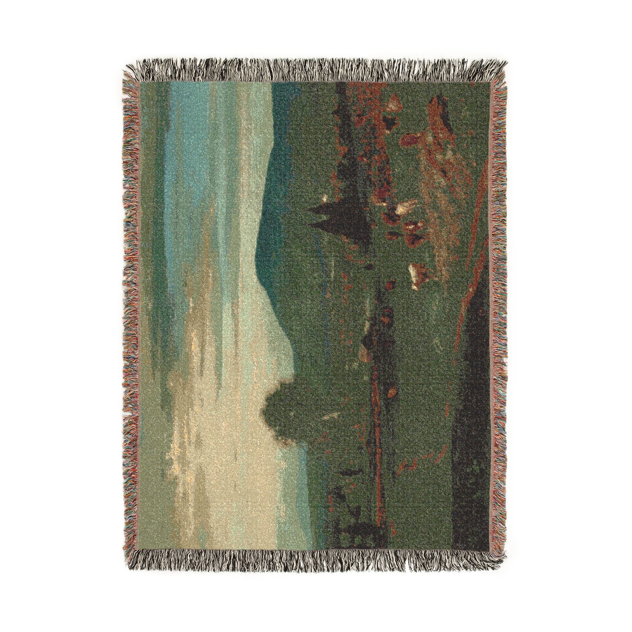 George Inness - Summer in the Catskills | Woven Tapestry Blanket