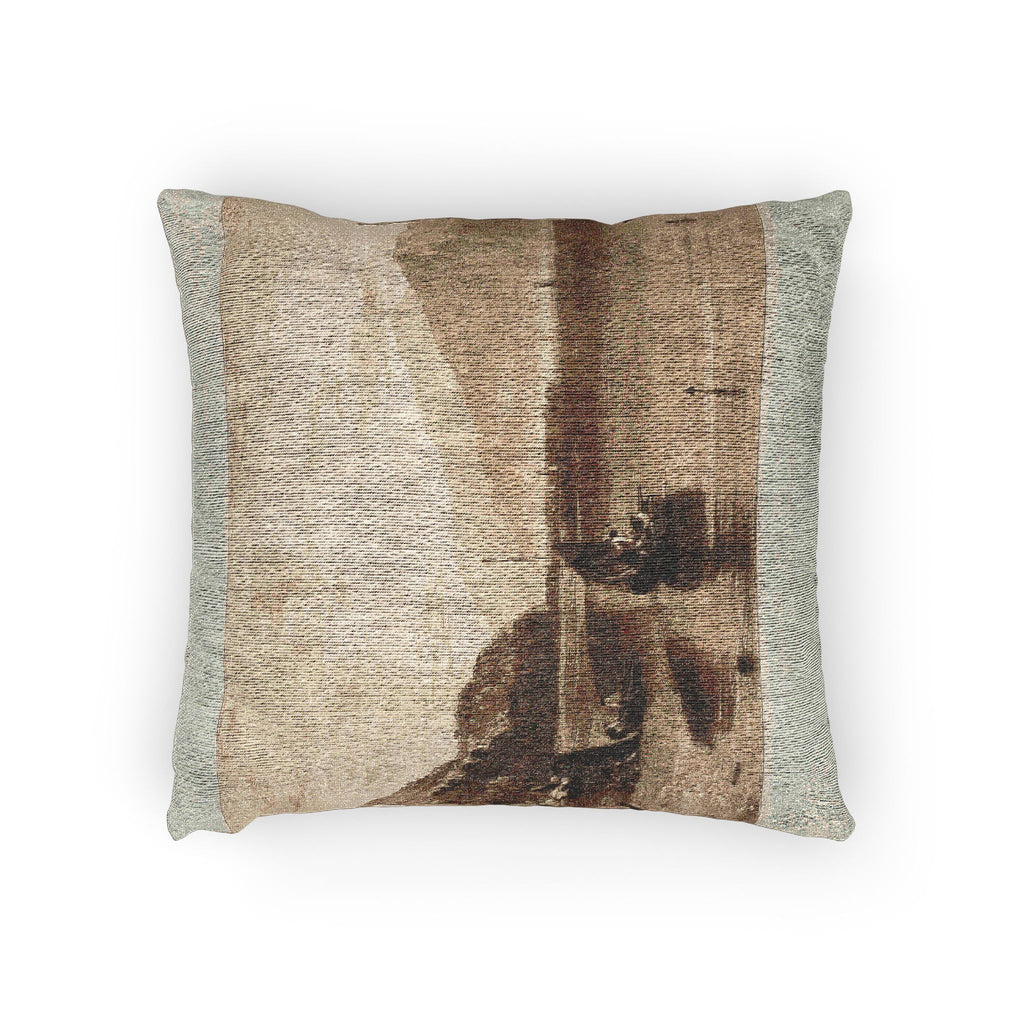 Joseph Mallord William Turner - Inverary Pier Loch Fyne, Morning | Woven Pillow