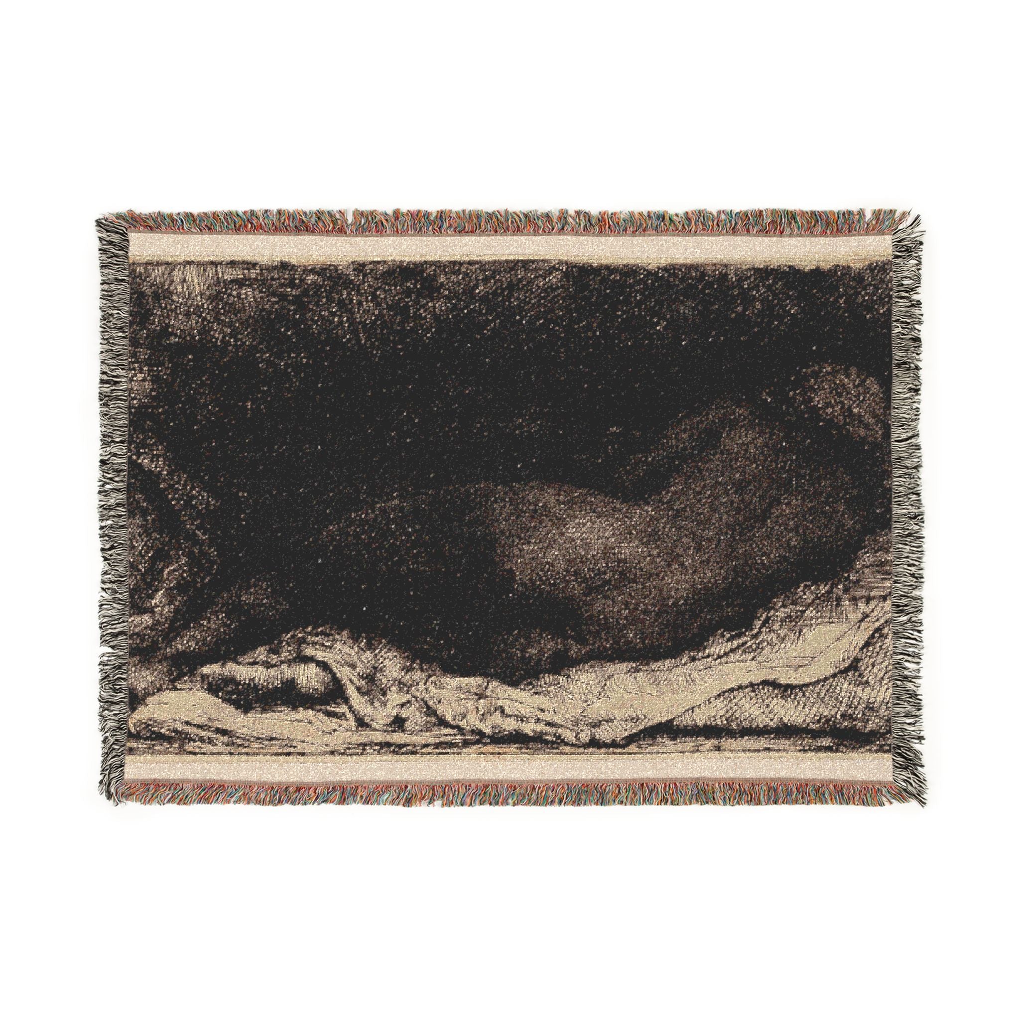 Rembrandt van Rijn - Reclining Female Nude | Woven Tapestry Blanket