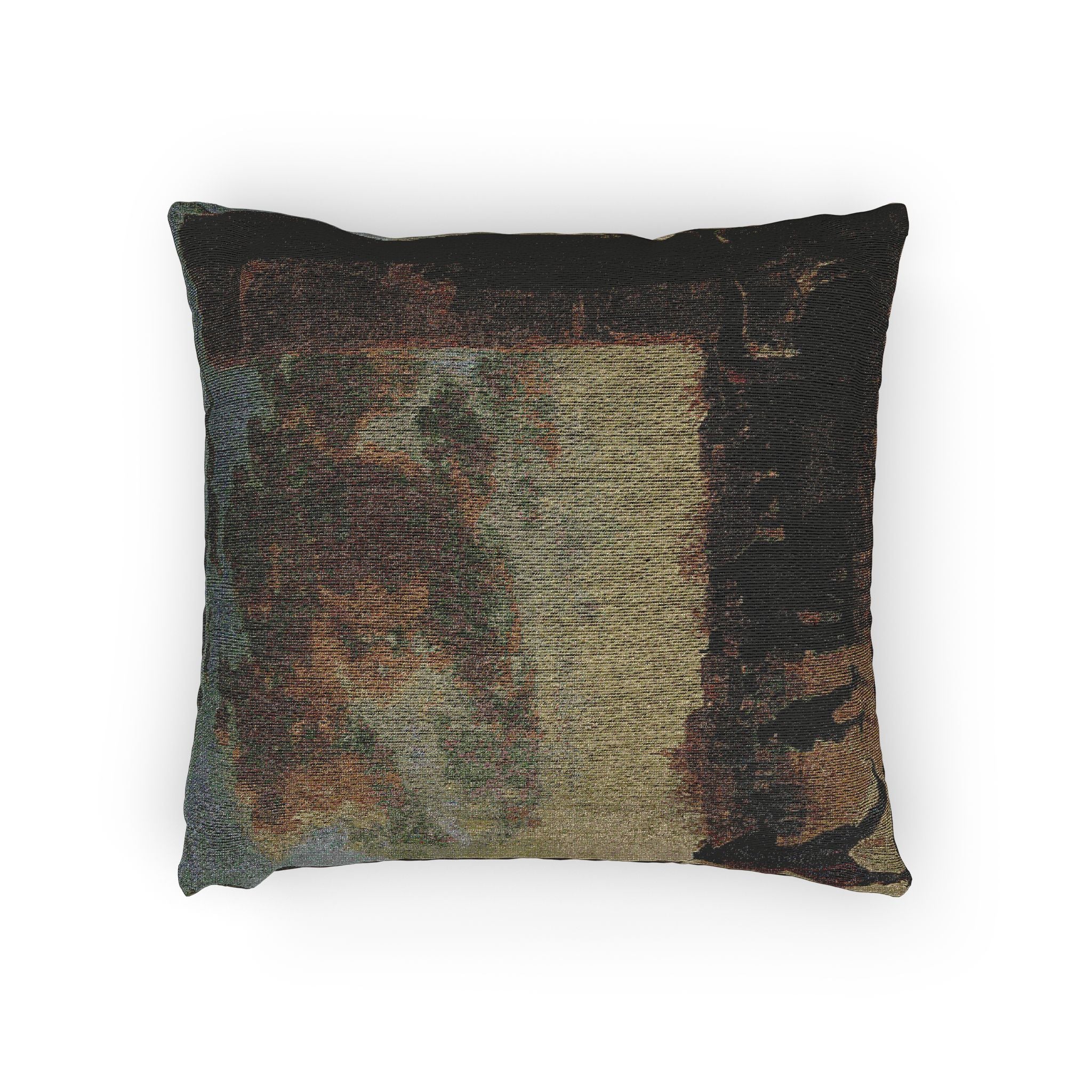 Schilderij, Aelbert Cuyp, met ruïne van Huis te Merwede (12091275046) | Woven Pillow