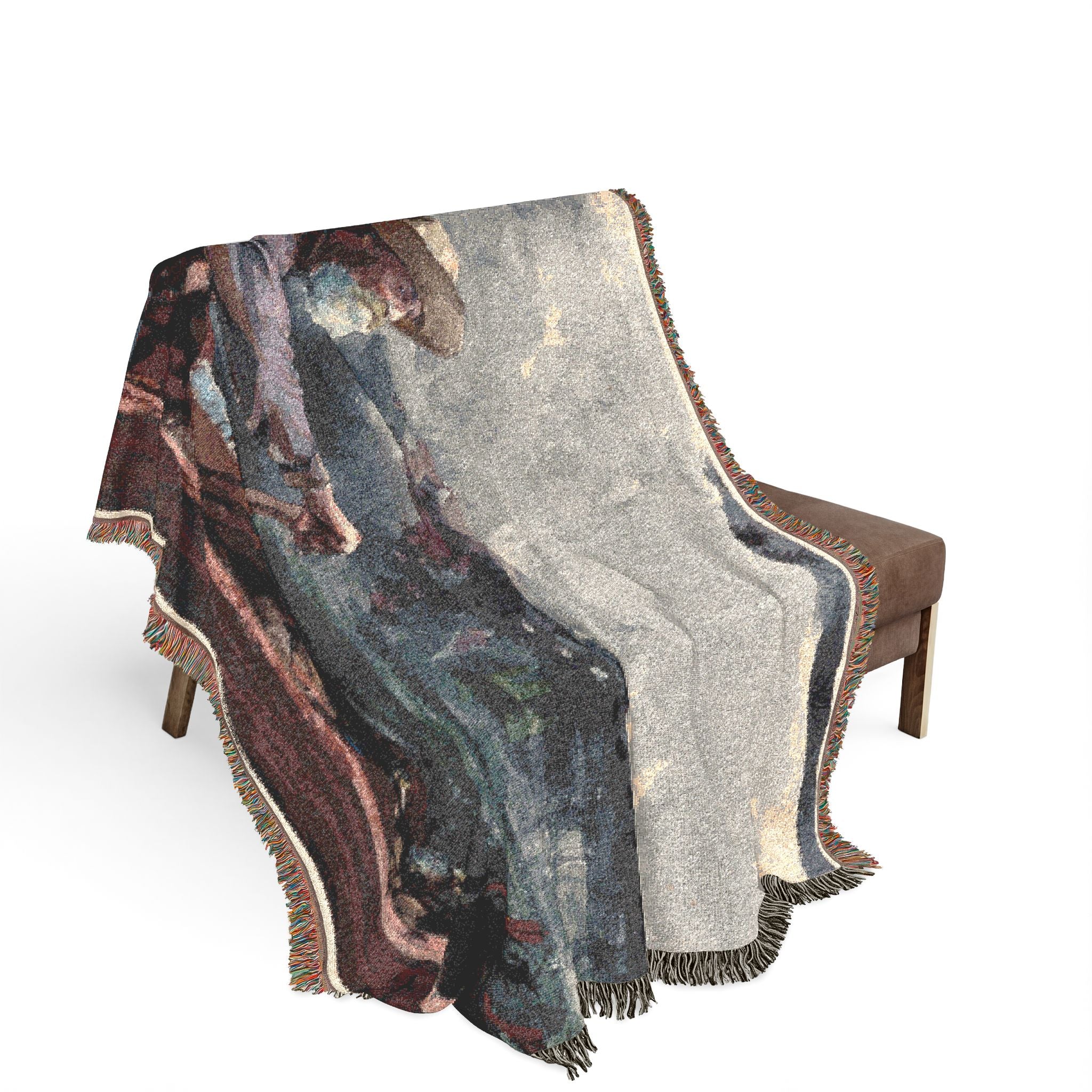 Adirondacks Guide Winslow Homer Tapestry Blanket