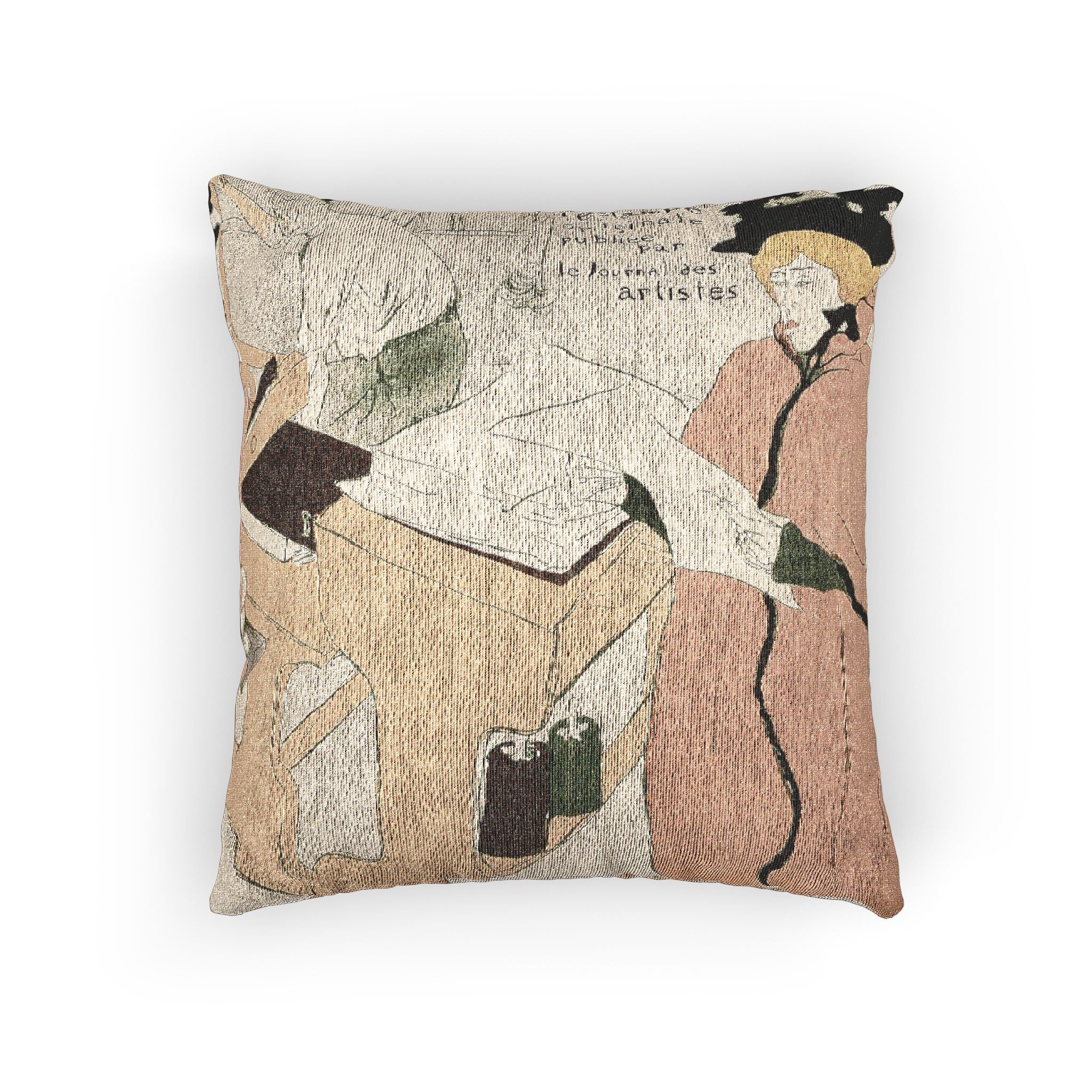 Henri de Toulouse-Lautrec - Cover for the first album of L'Estampe originale | Woven Pillow