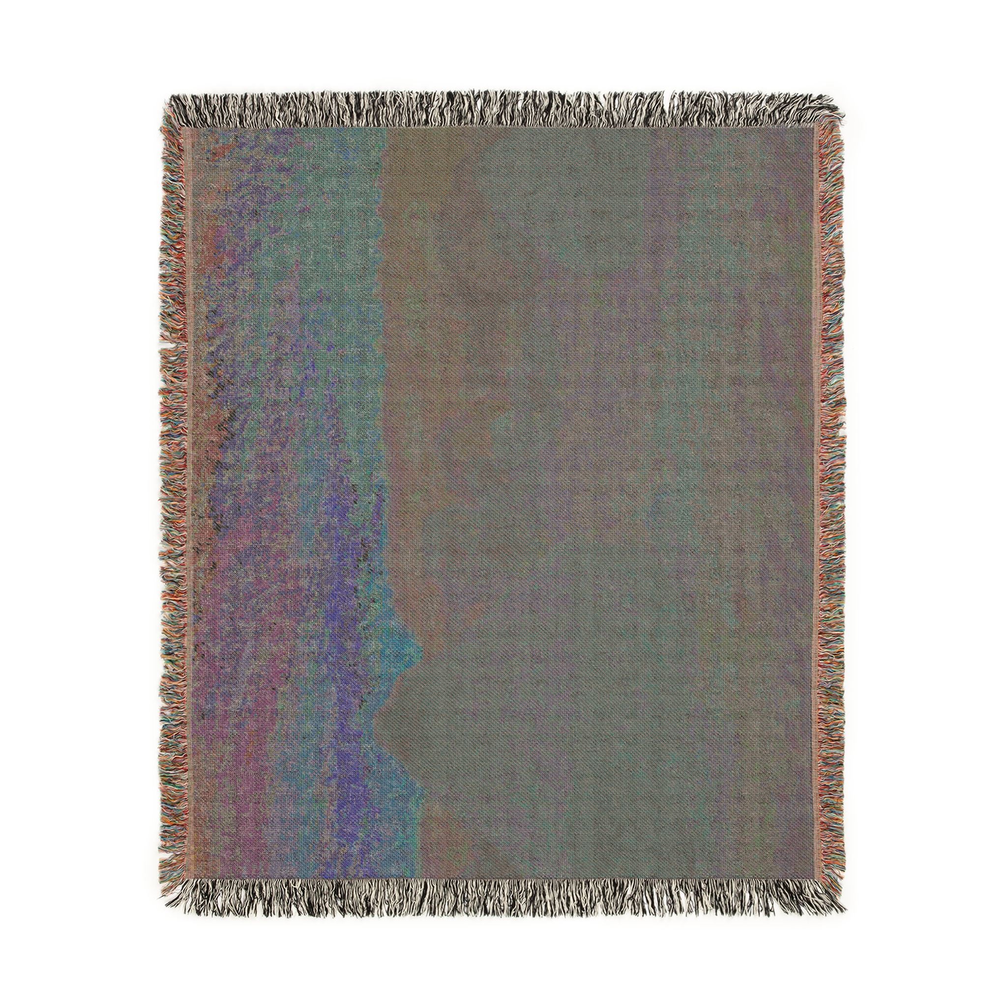 Claude Monet - Stacks of Wheat (End of Day, Autumn) | Woven Tapestry Blanket