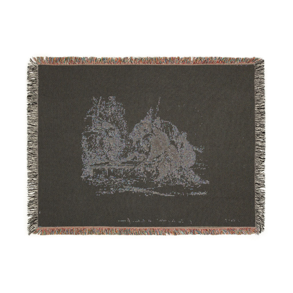 Giovanni Battista Tiepolo - Two Soldiers and Two Women, from Capricci | Woven Tapestry Blanket