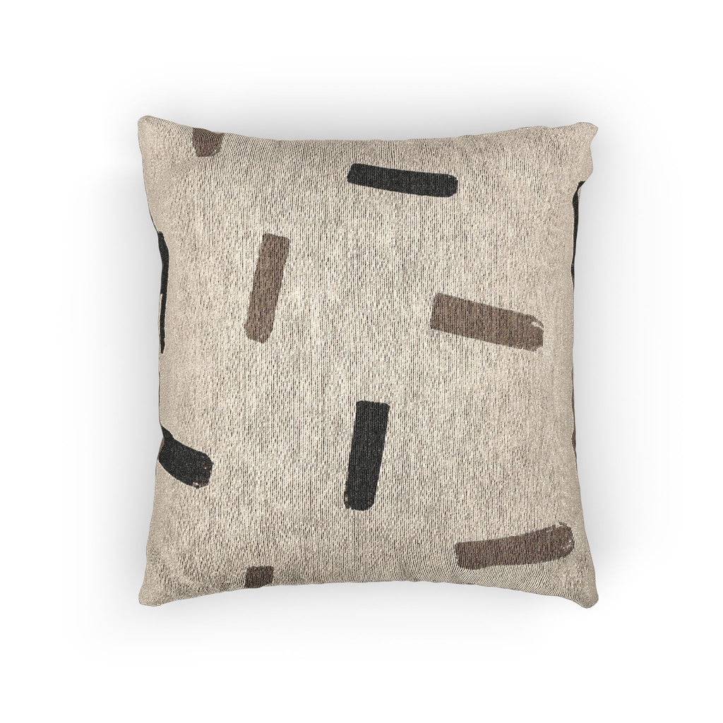 Hearth Brush Marks Woven Pillow