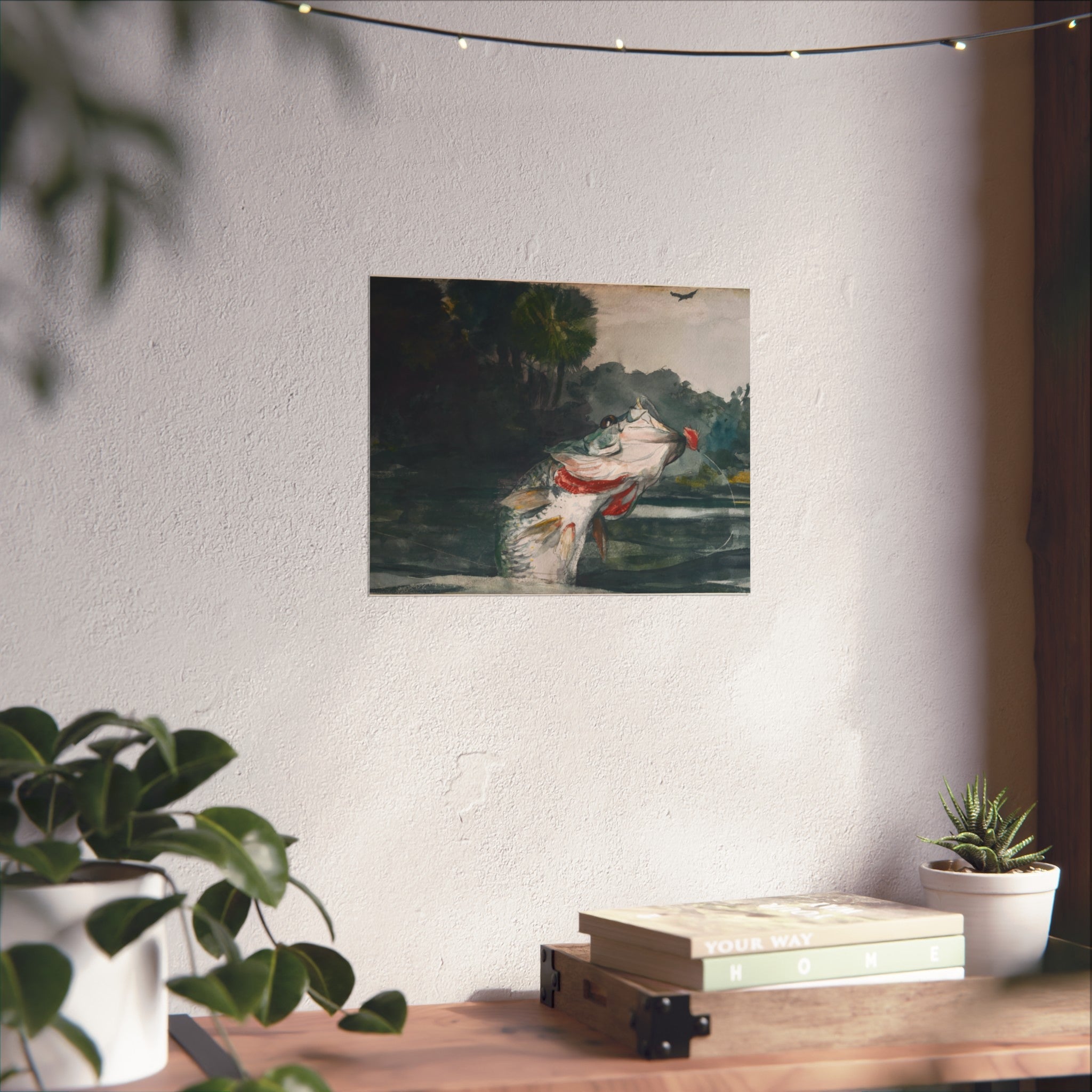 Winslow Homer - Life-Size Black Bass | Fine Art Poster