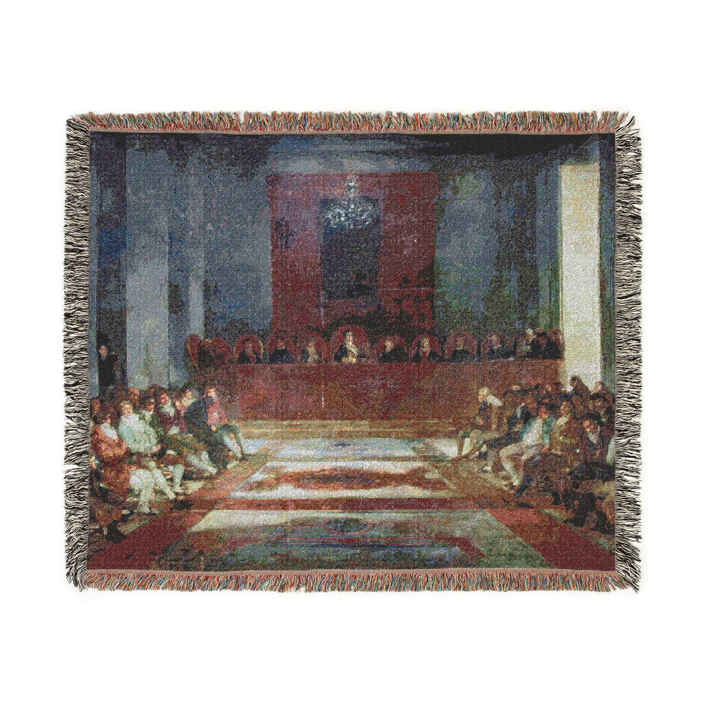 (Castres) La Junte des Philippines - Francisco de Goya - Musée Goya | Woven Tapestry Blanket