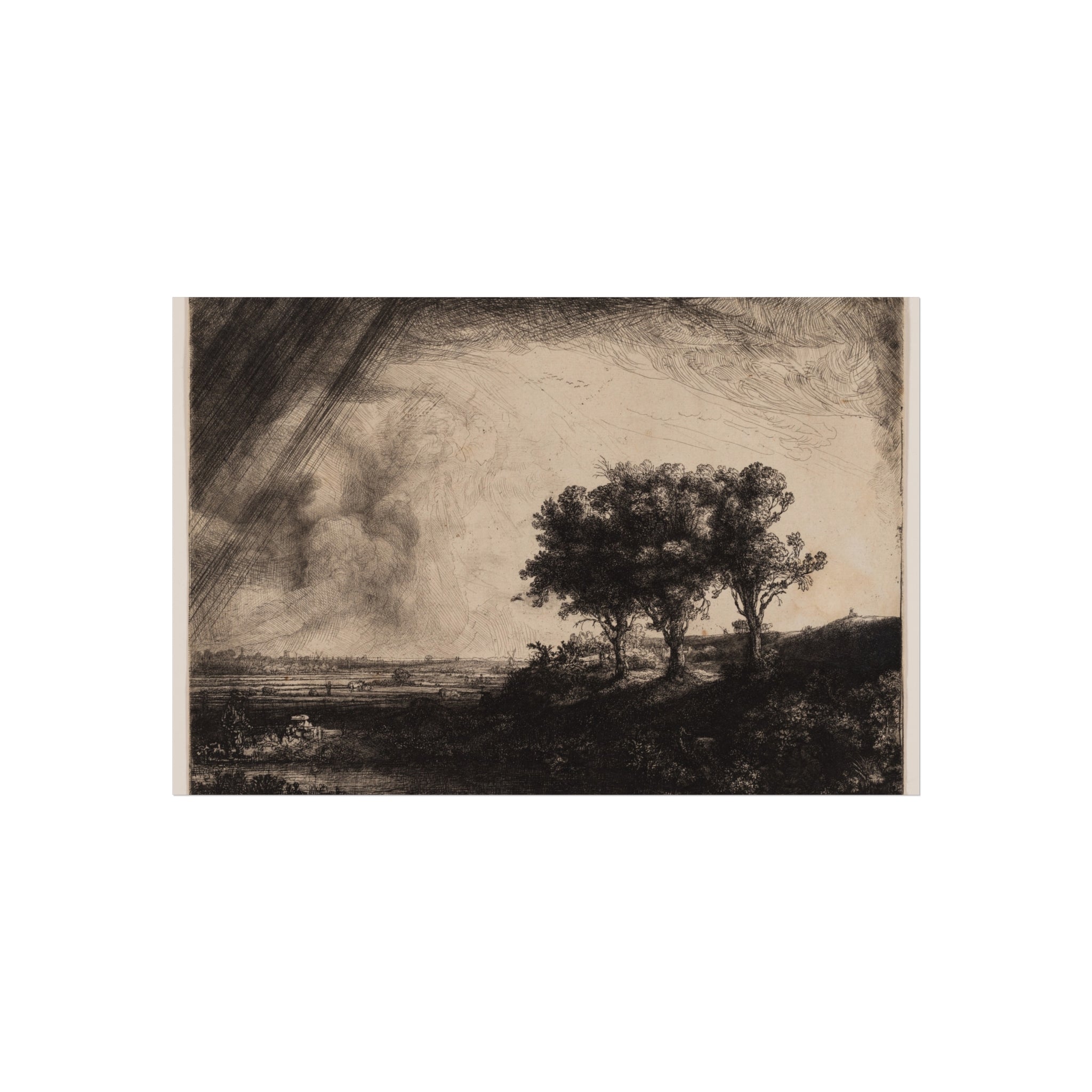 Rembrandt van Rijn - The Three Trees | Fine Art Poster