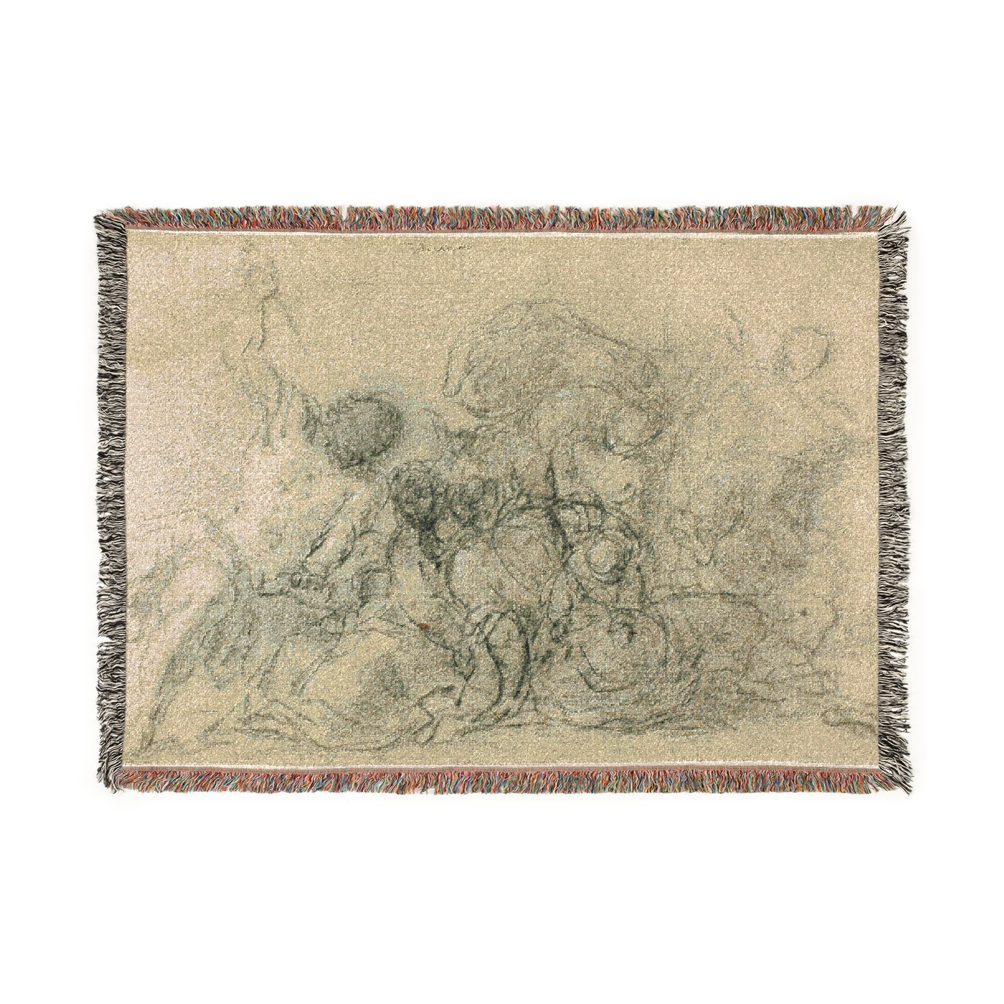 Circle of Titian - Massacre of the Innocents | Woven Tapestry Blanket