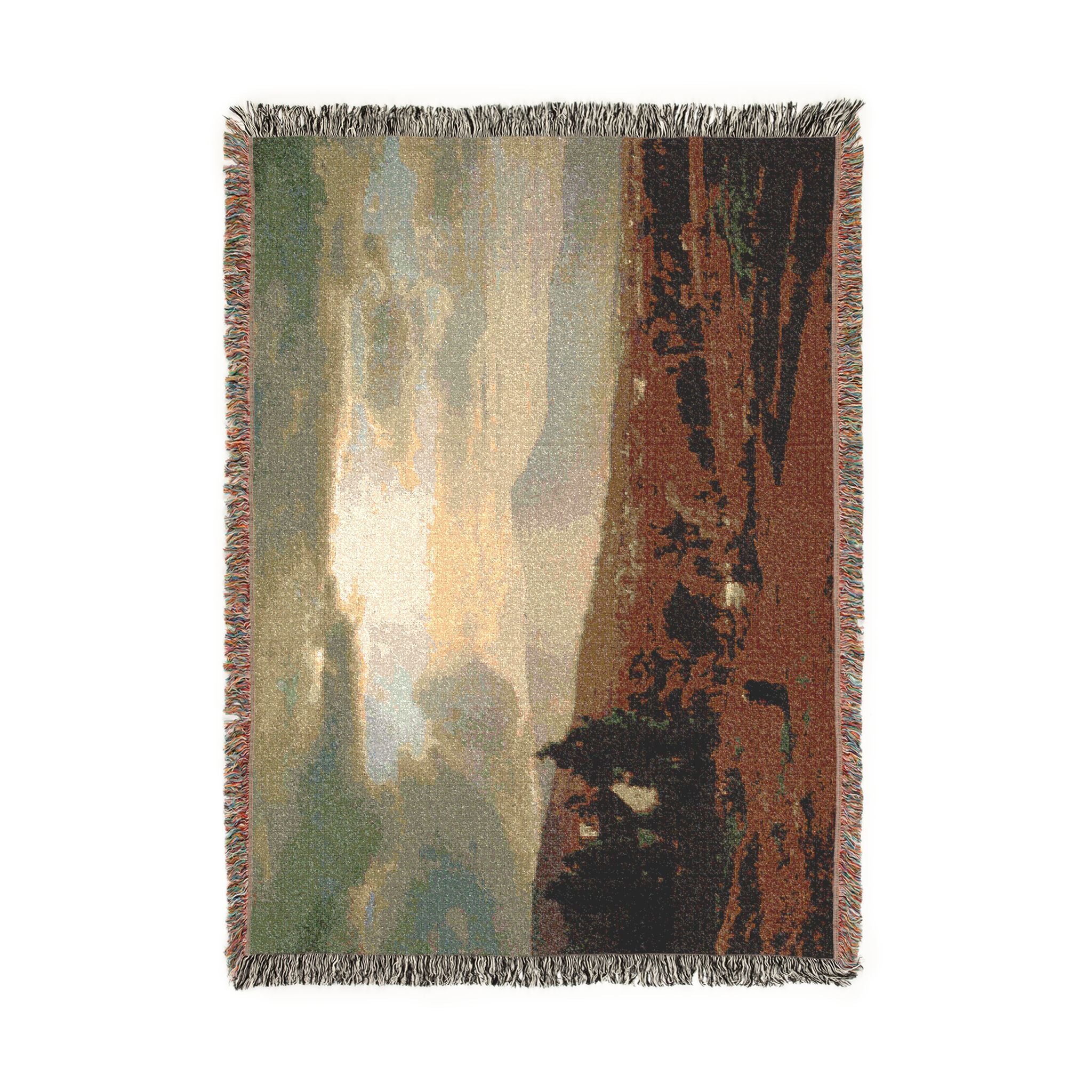 George Inness - Catskill Mountains | Woven Tapestry Blanket