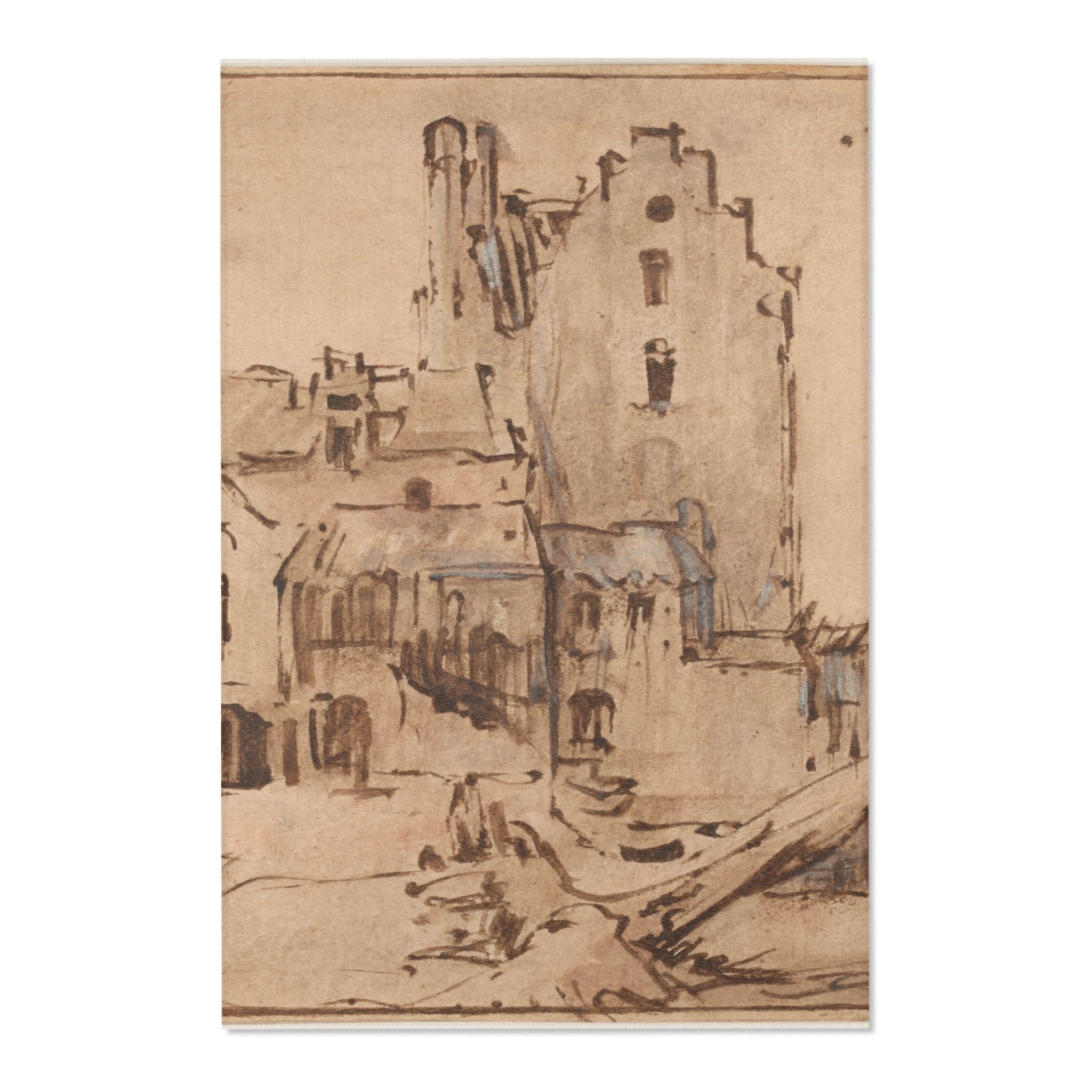 Rembrandt van Rijn - Kostverloren Castle in Decay | Area Rug